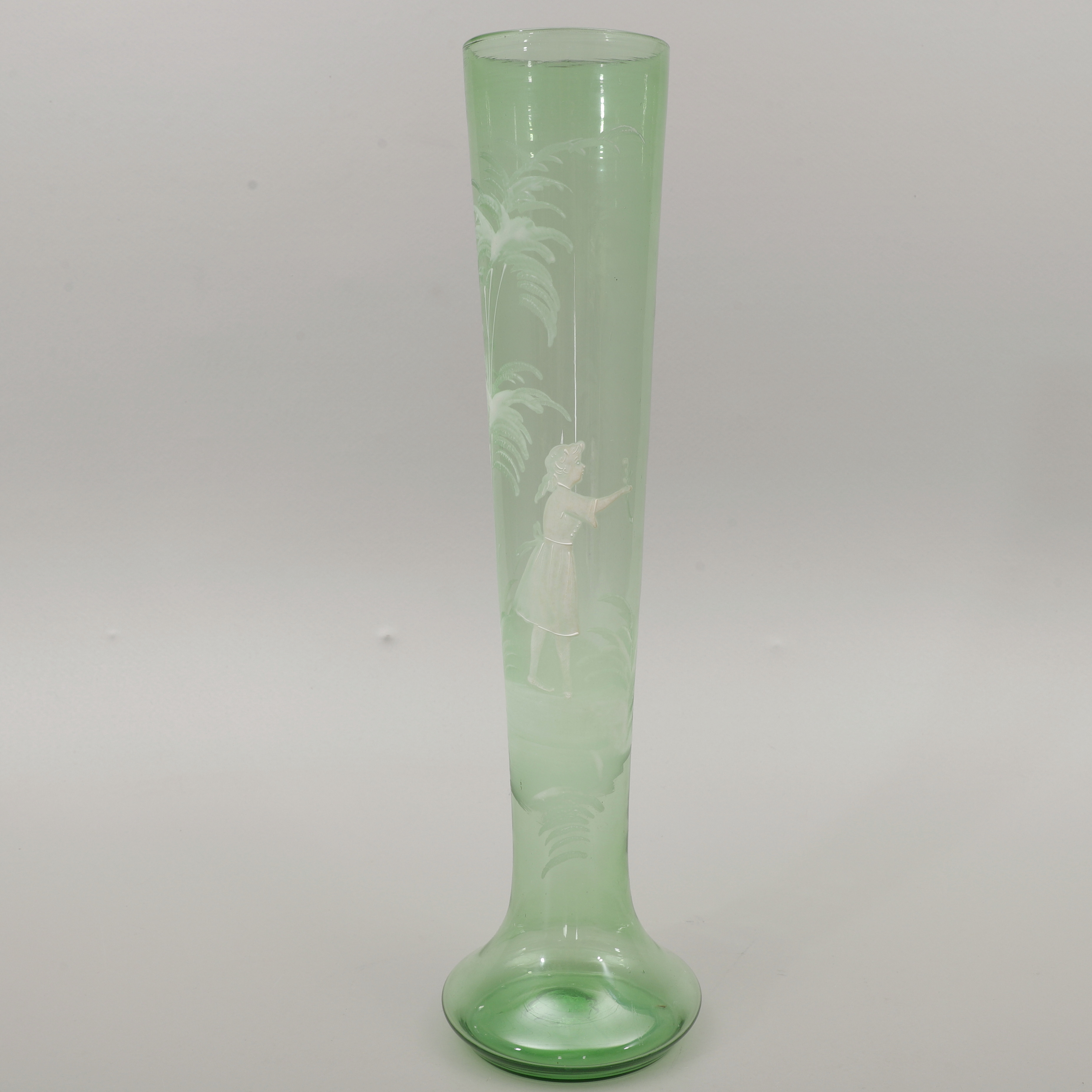 VAS glas, Mary Gregory-stil, 1800-tal.