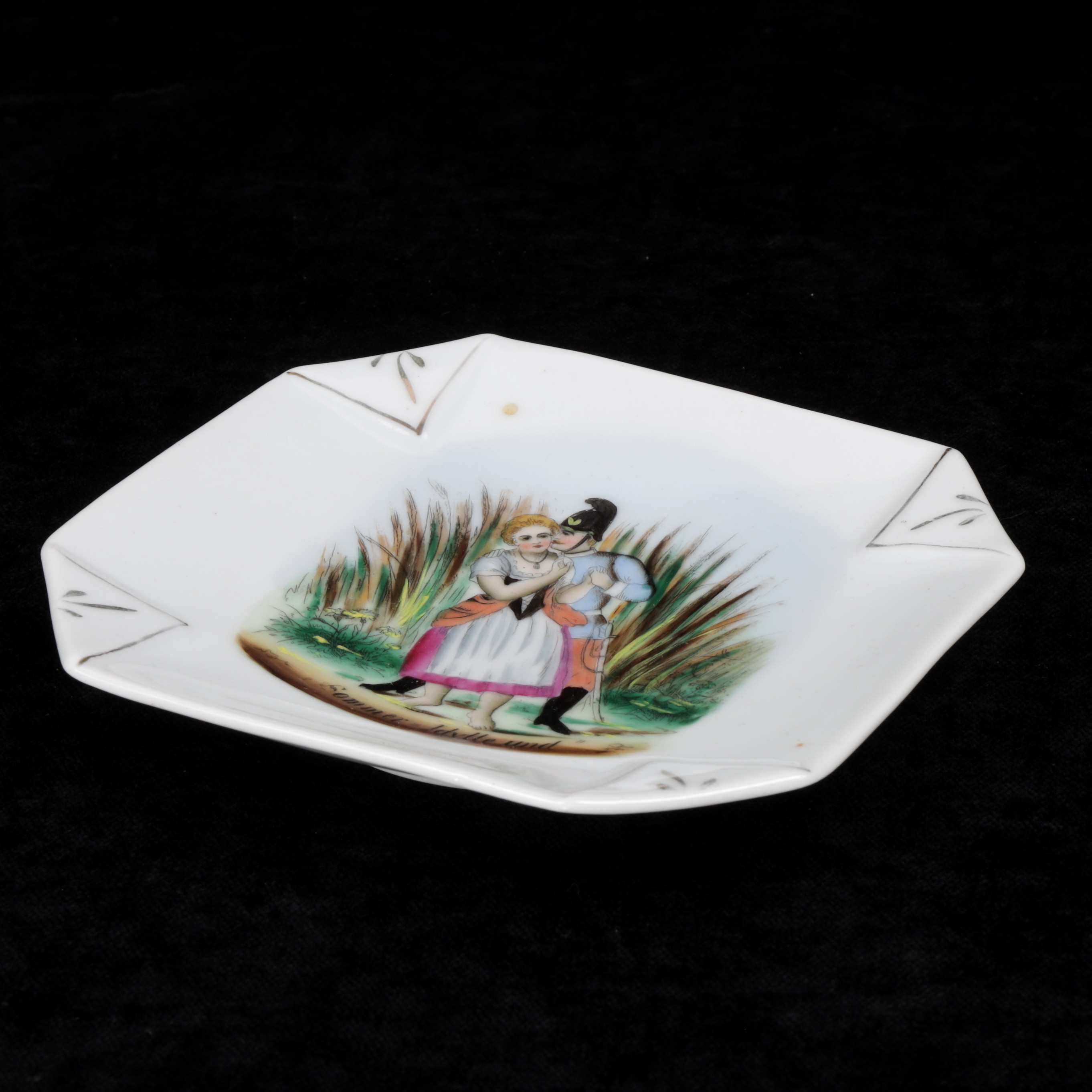 ASKFAT, erotiskt motiv, 1800/1900-tal.