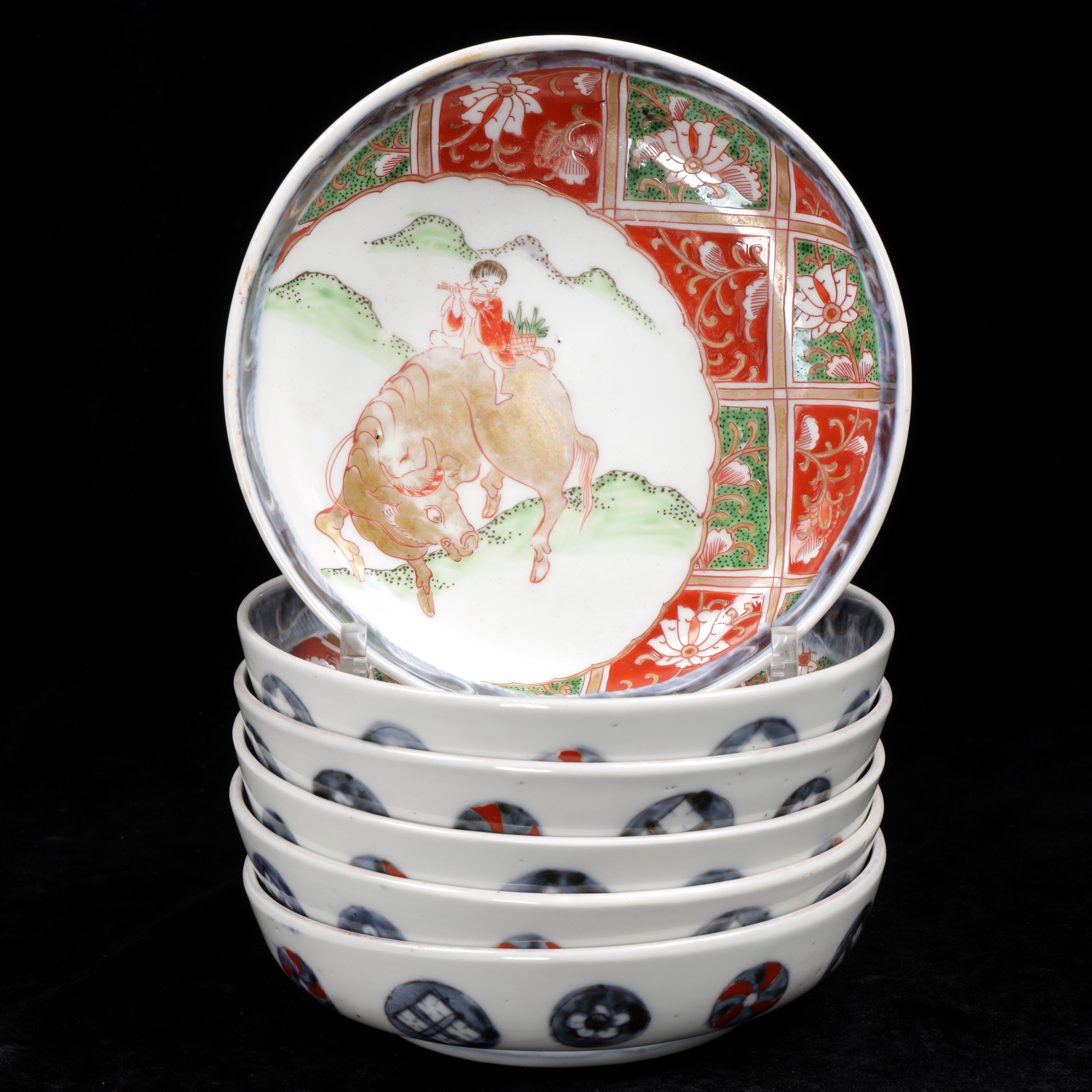 SKÅLAR, 6 st, porslin, Kina, 1800-tal.