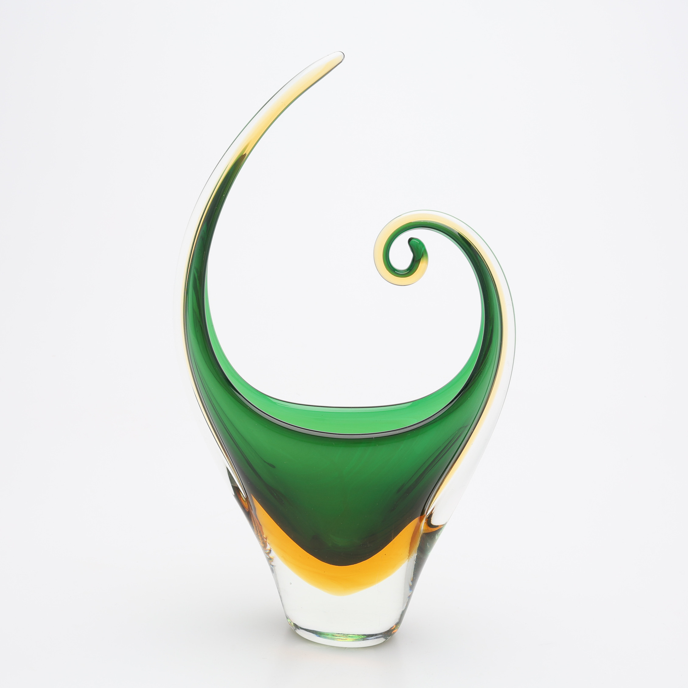 VAS, GLAS, TROLIGEN MURANO, ITALIEN, OMKRING 1900-TALETS MITT.