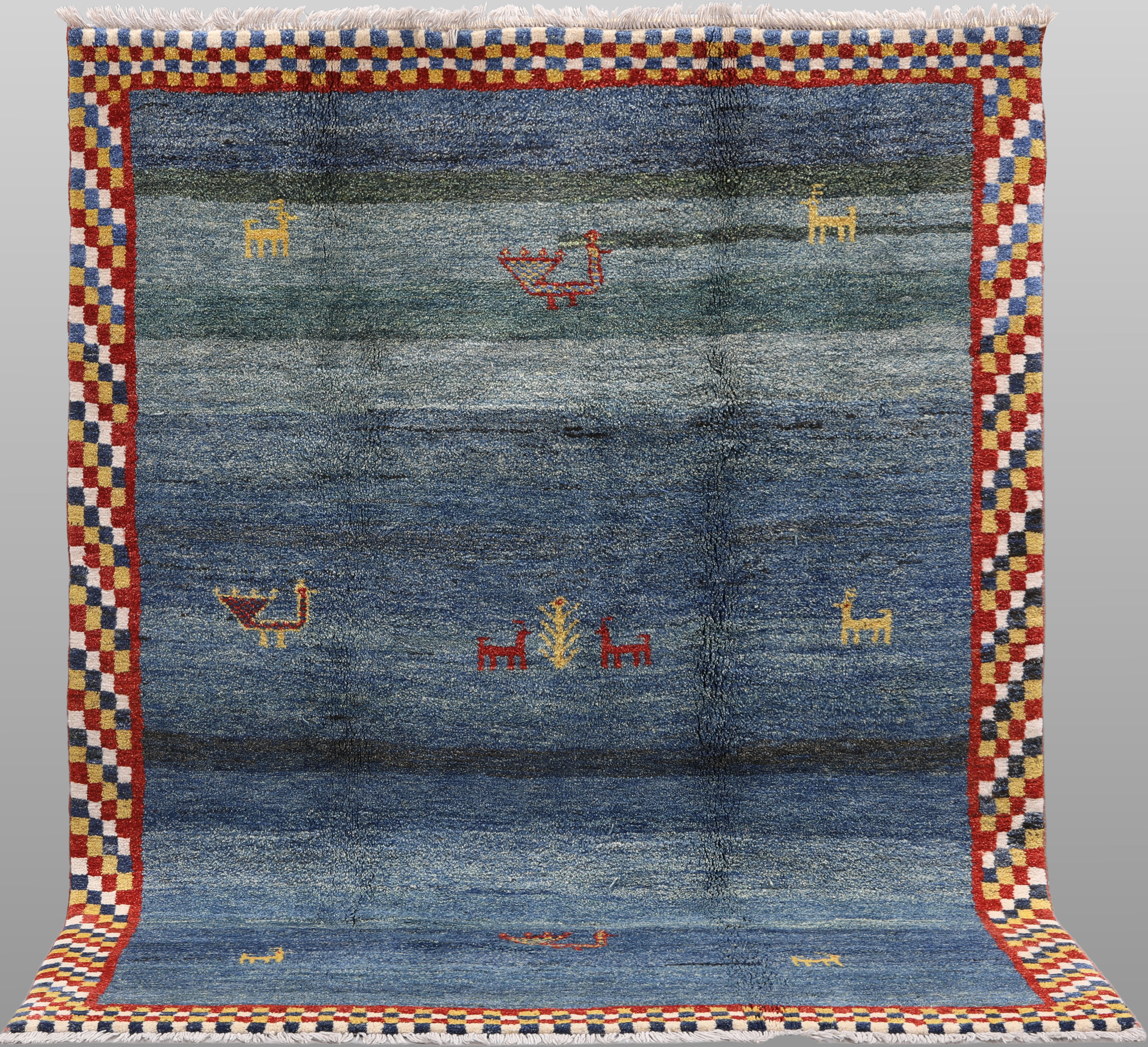 ORIENTMATTA. Figural Gabbeh, 279 x 205 cm.