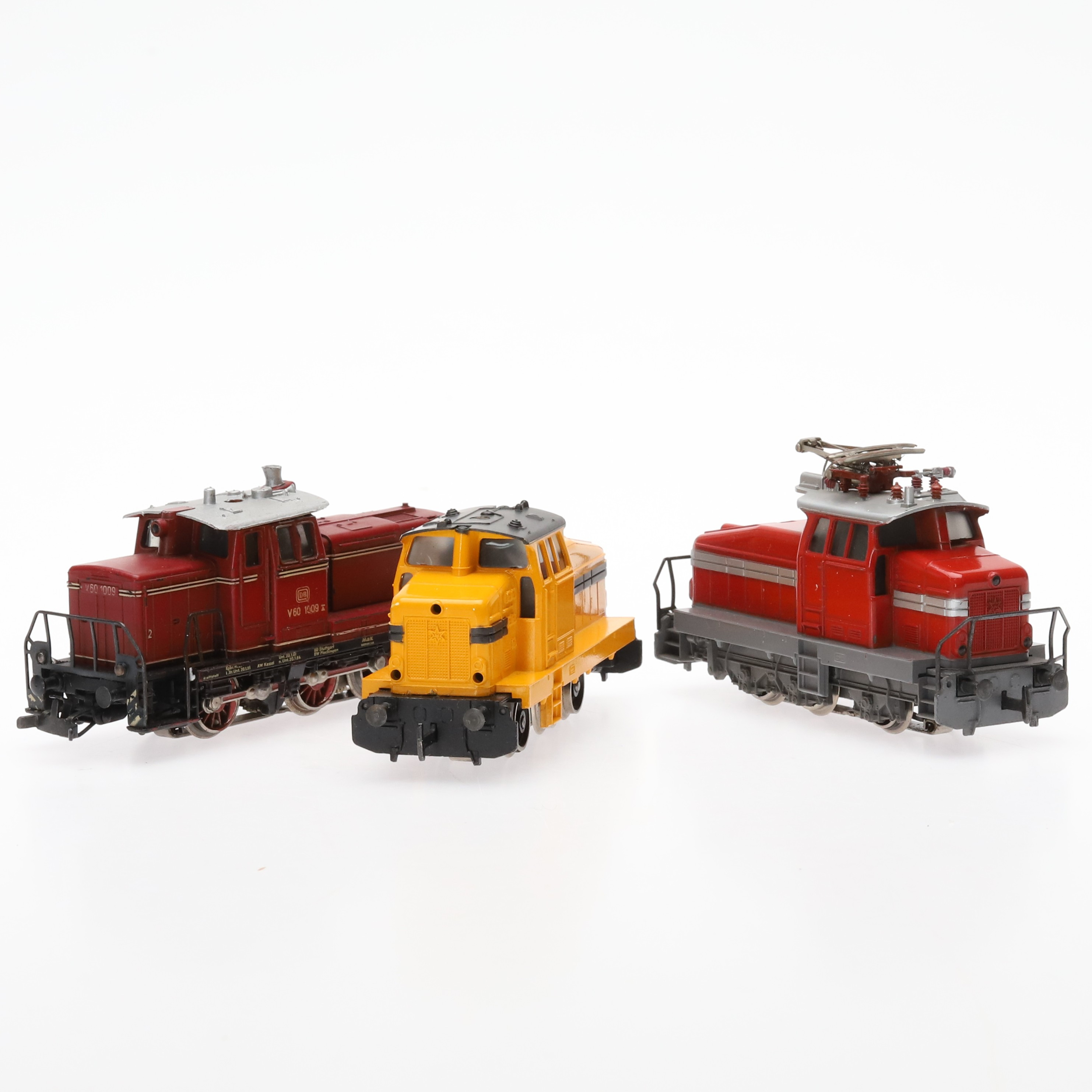 MÄRKLIN, 3 Lok, 3064, 3080, 3044, delvis i originalkartong.