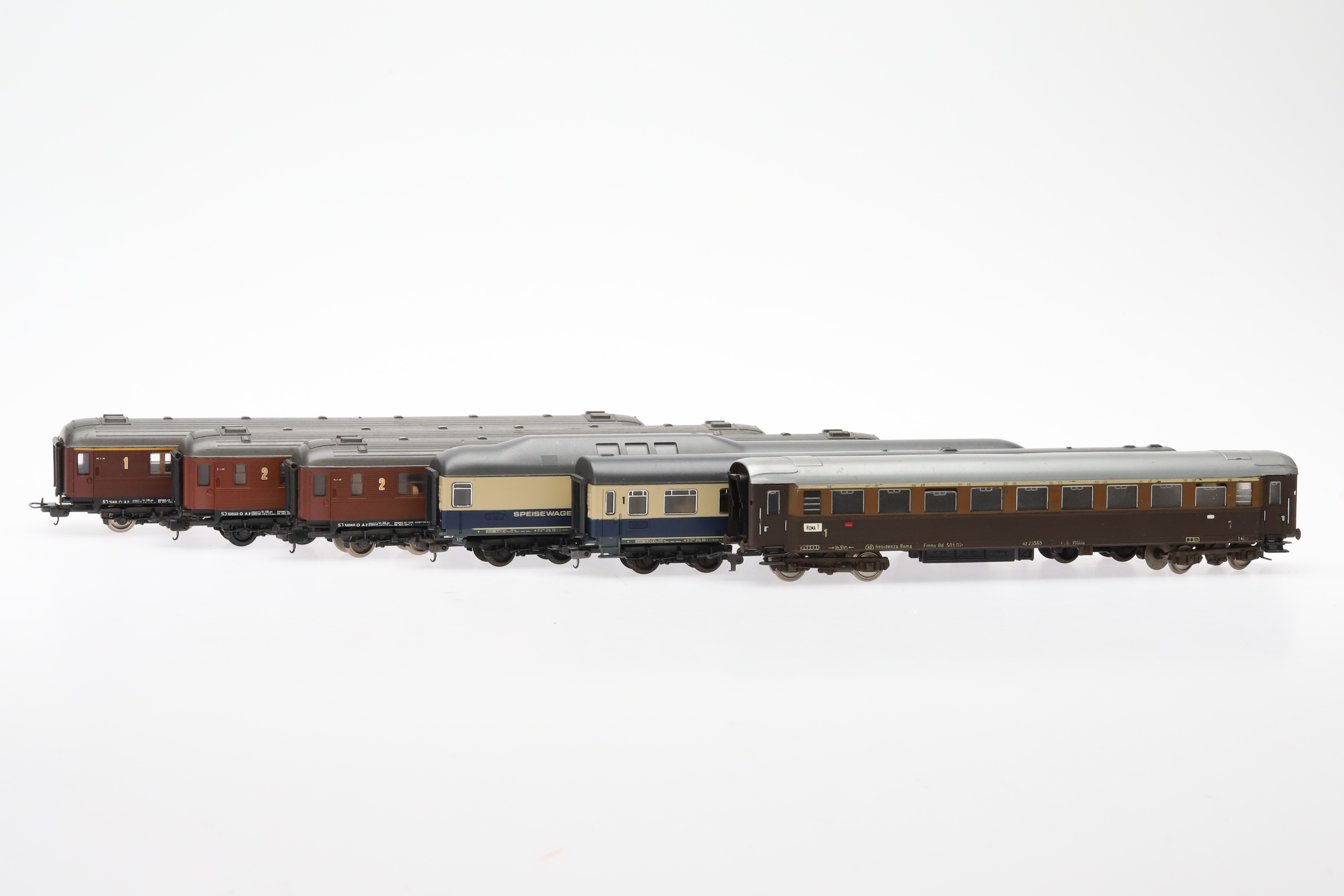 PASSAGERARVAGN, 6 st, Lima, Fleischman, H0.