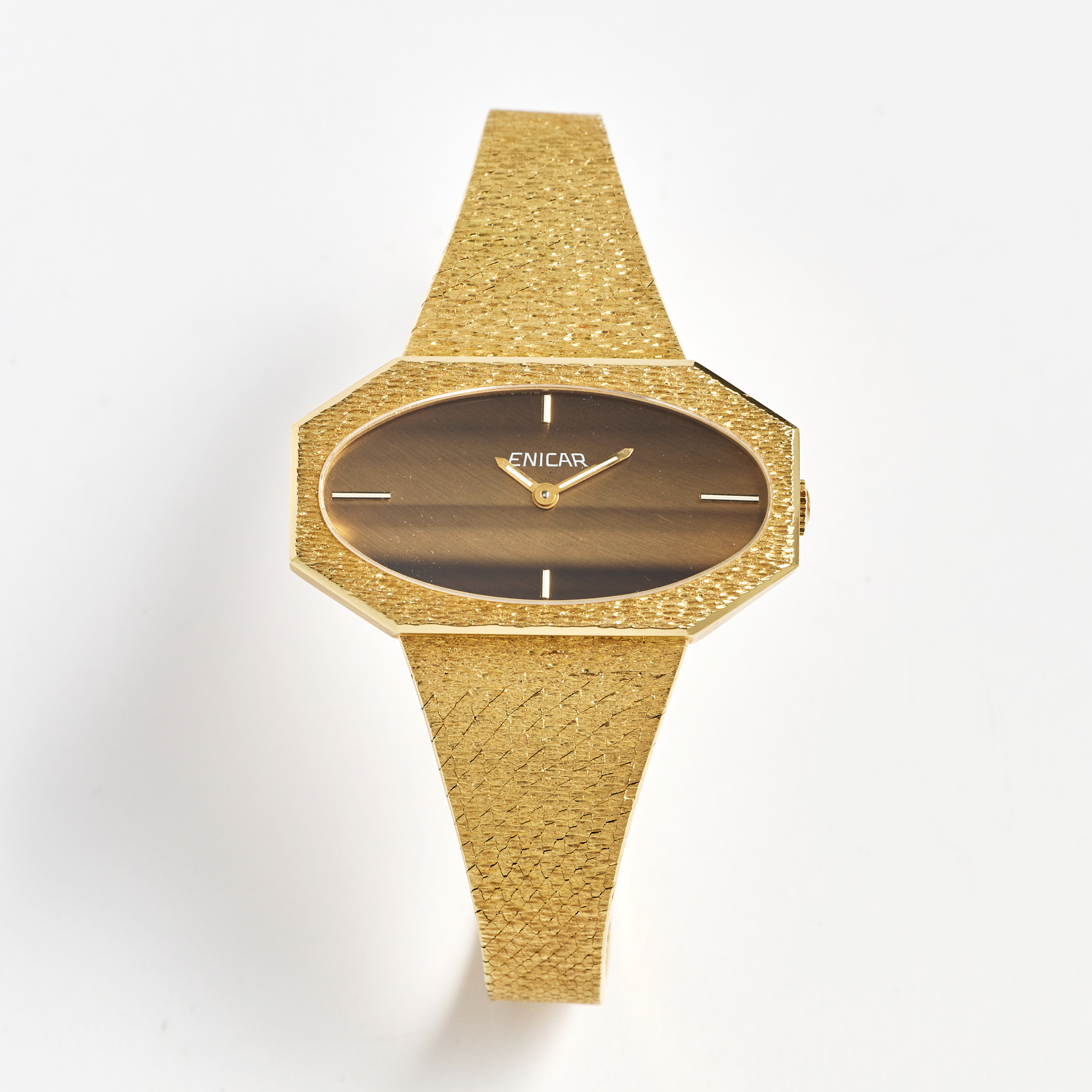 ENICAR, armbandsur, 36 x 20 mm, 18K guld, ca 1975.