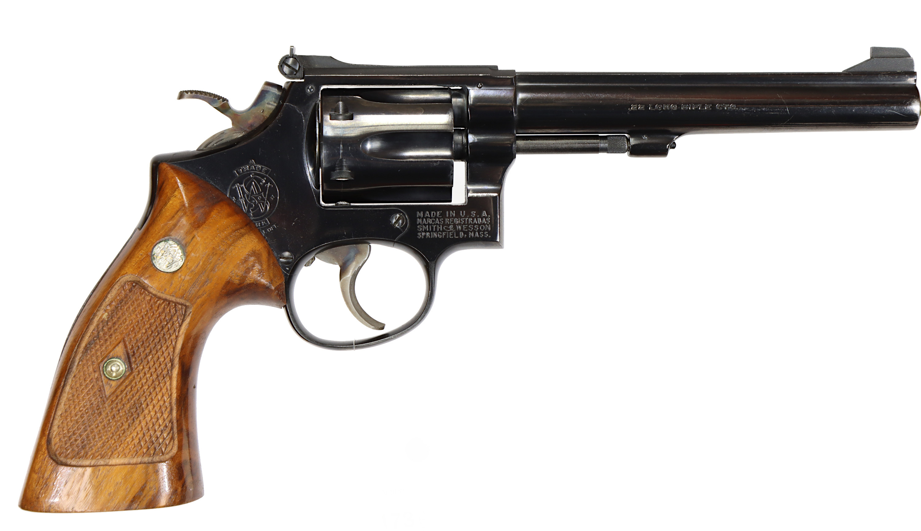 REVOLVER, fabrikat Smith & Wesson, modell 17-2, kaliber .22lr, tillv.nr K790734, se-nr SE0116628.
