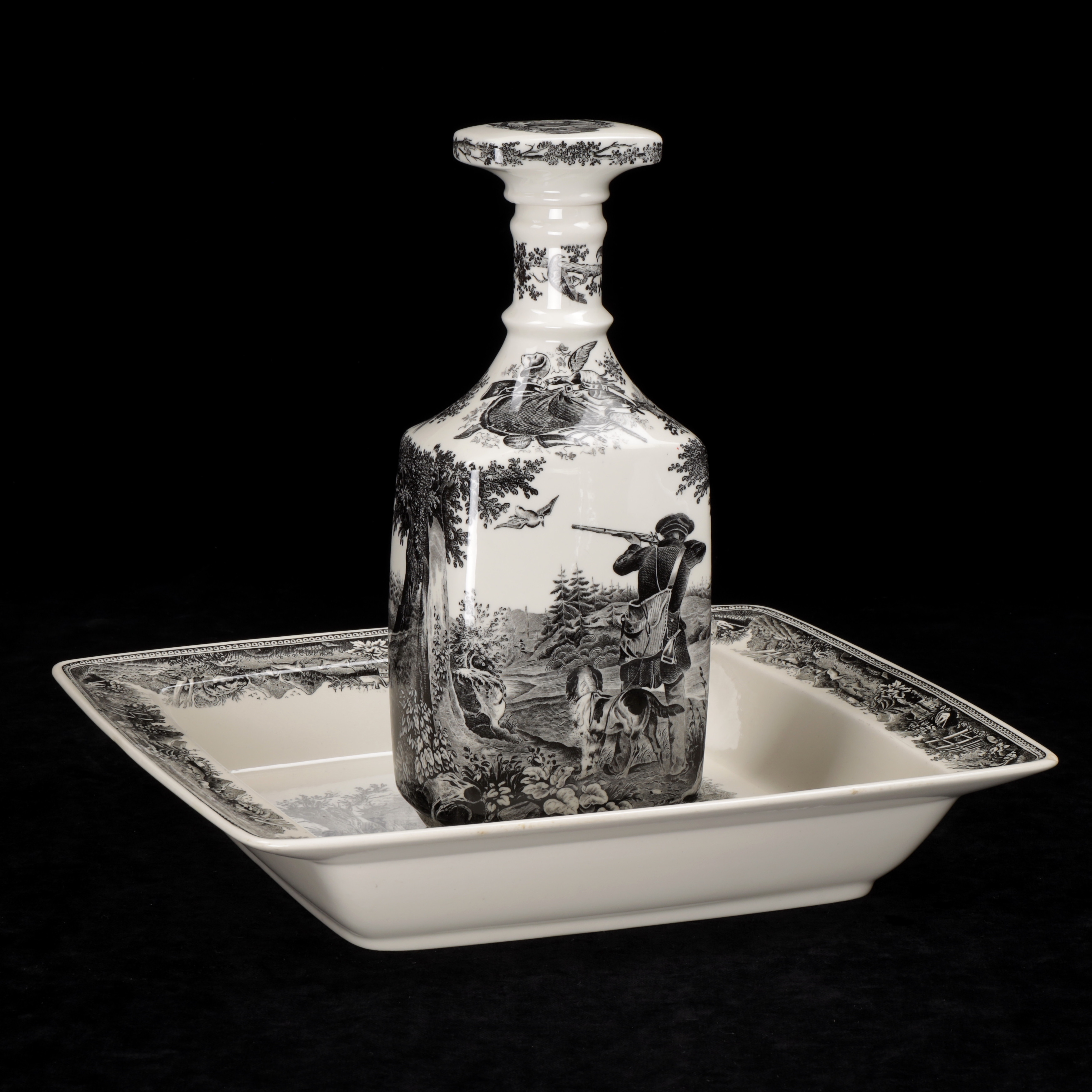 KARAFF och FAT, porslin, "Artemis", Villeroy & Boch, 1930-tal.