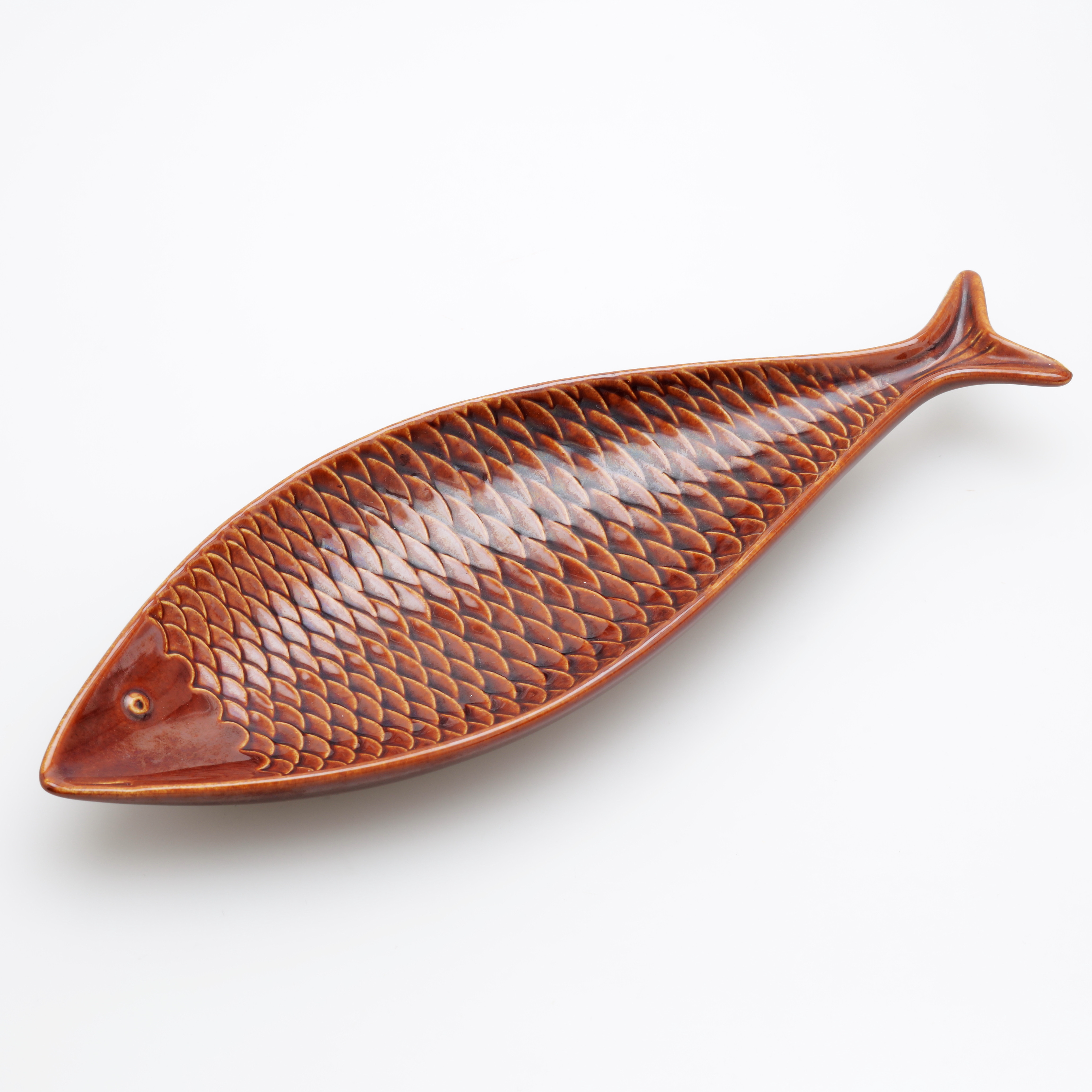 STIG LINDBERG. Fiskfat, "Fladen", Gustavsberg.