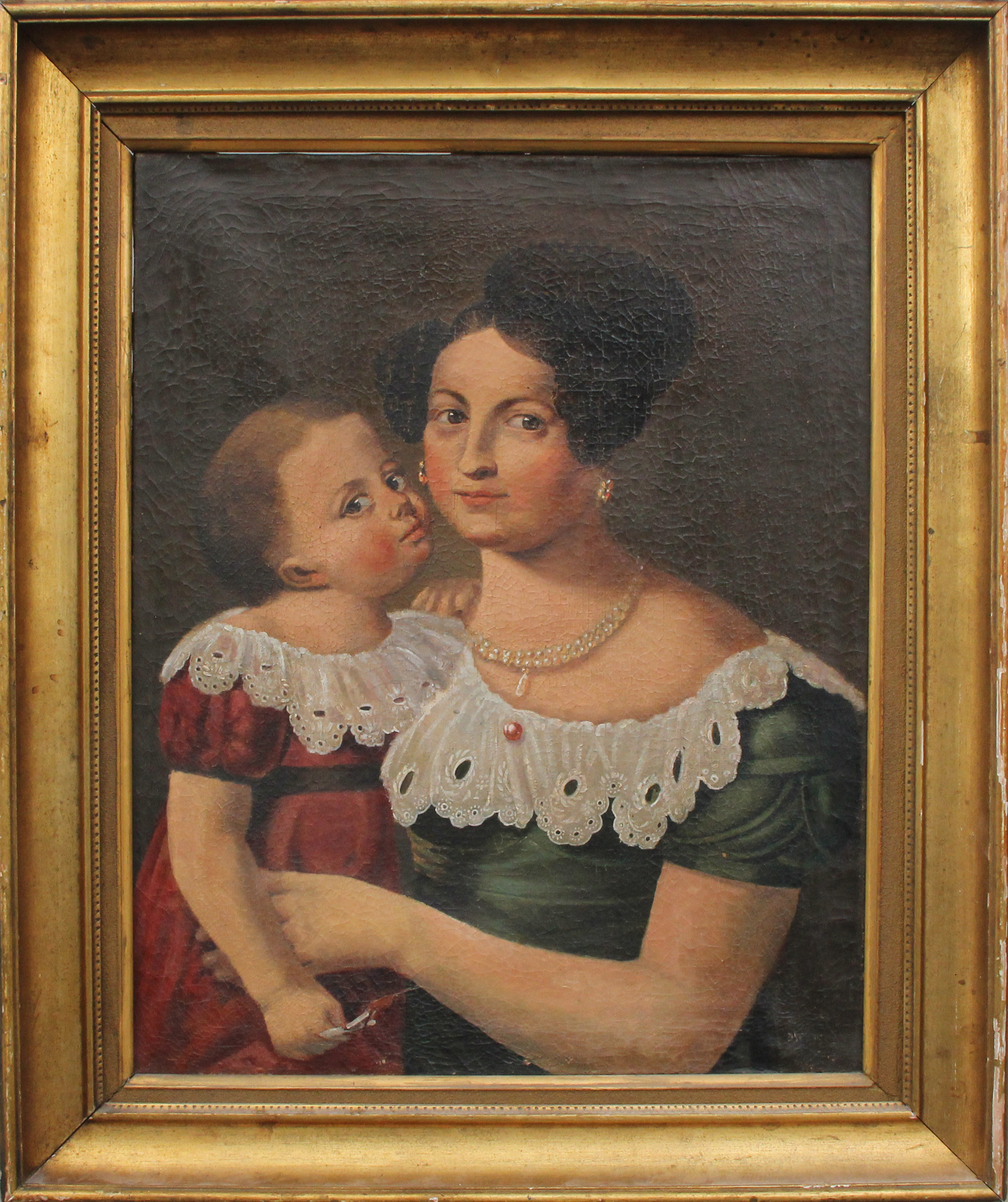 OKÄND KONSTNÄR. OLJA, på duk, osignerad, 1800-tal.