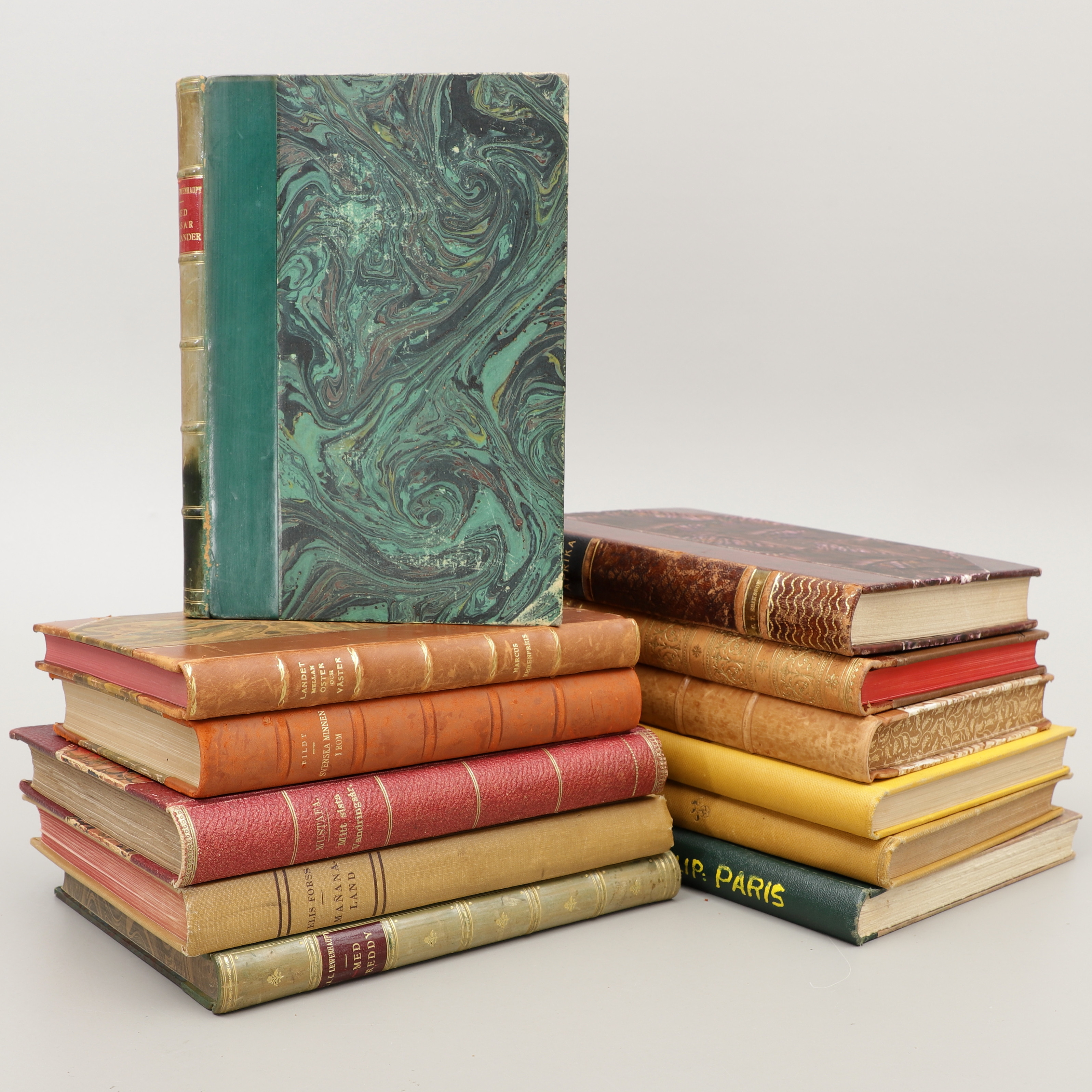 RESESKILDRINGAR, 12 st, 1883-1937.