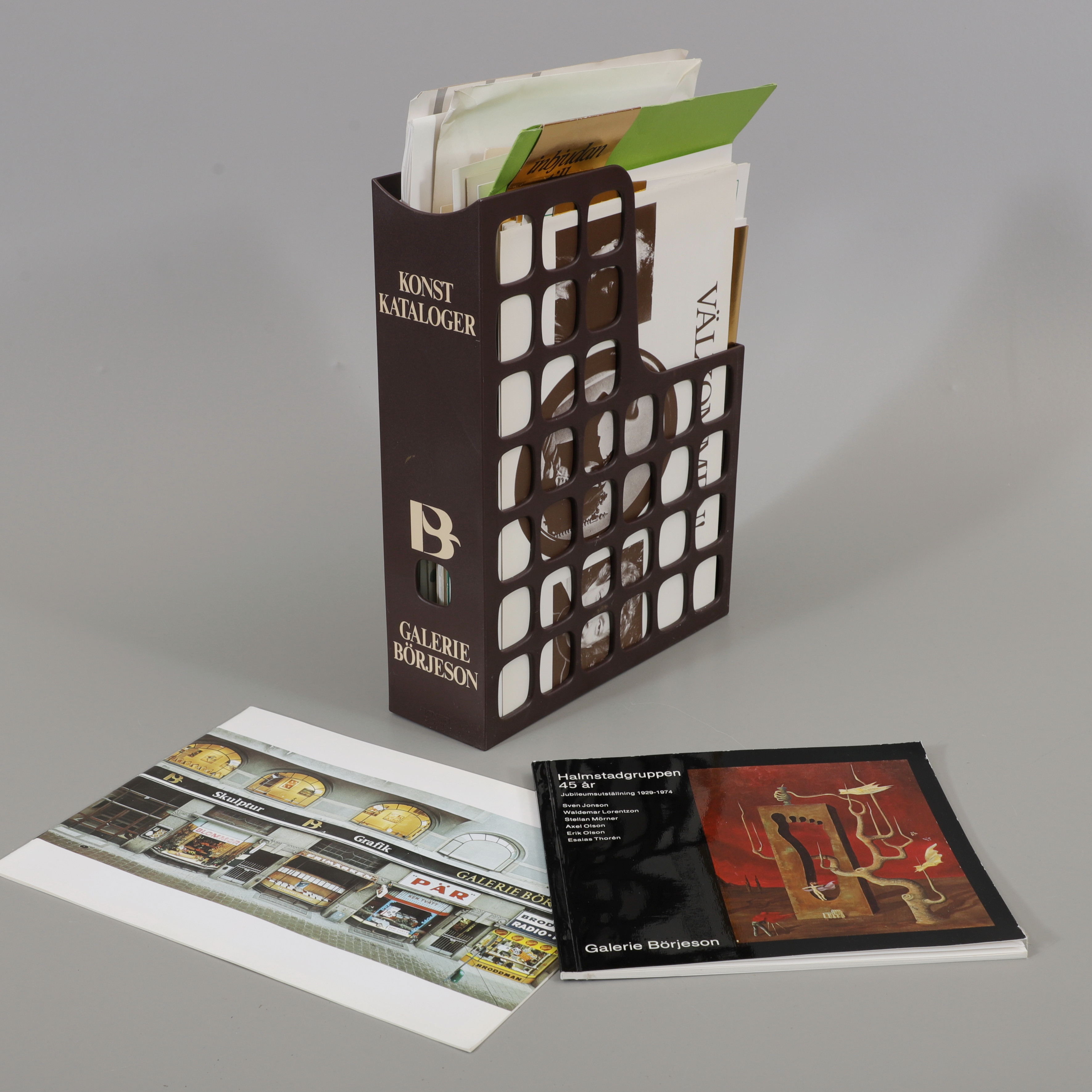GALERIE BÖRJESON, konstkataloger, 1970/80-tal.