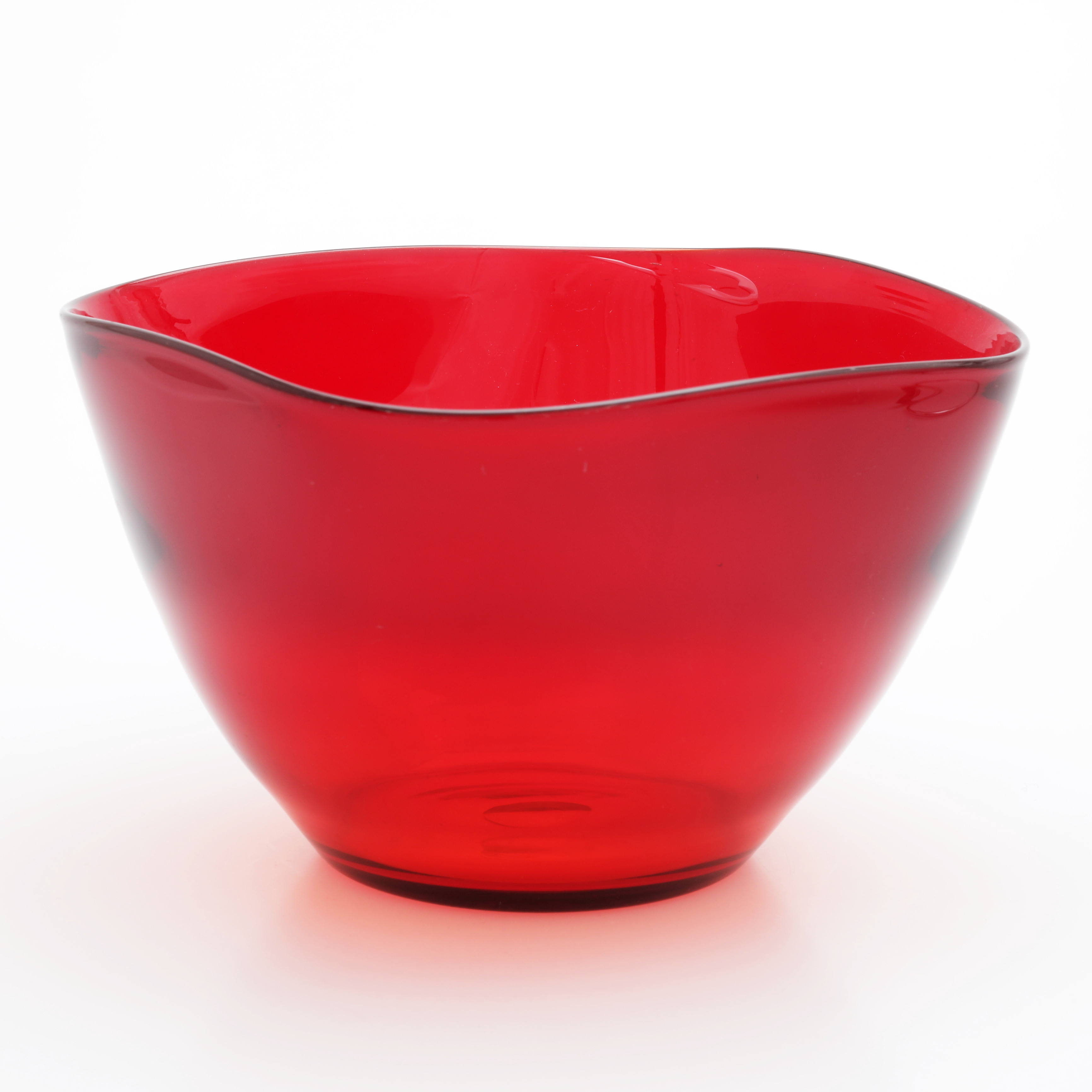 GUNNAR ANDER. Skål, glas, Lindshammar.