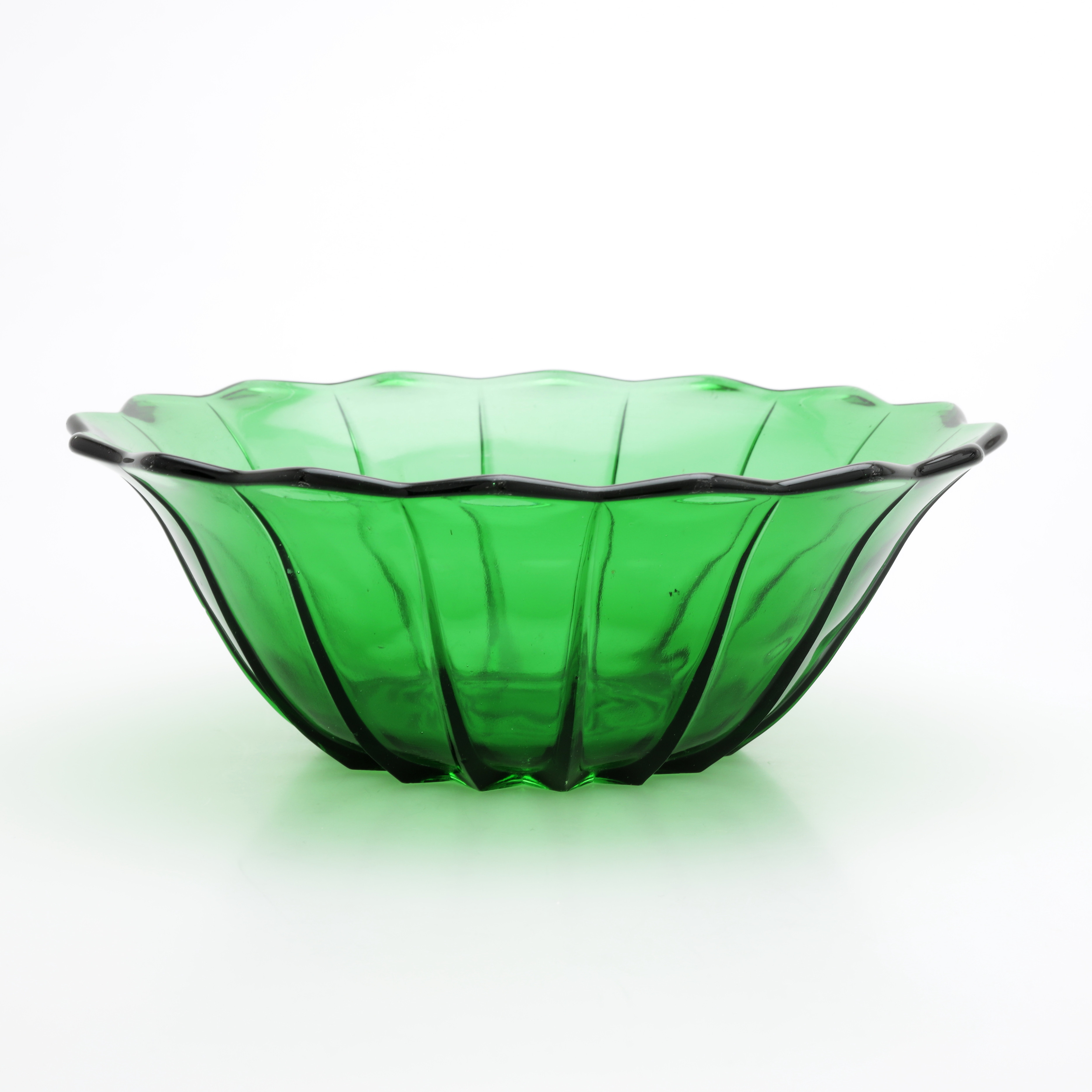 SKÅL, grönt glas, 1900-tal.