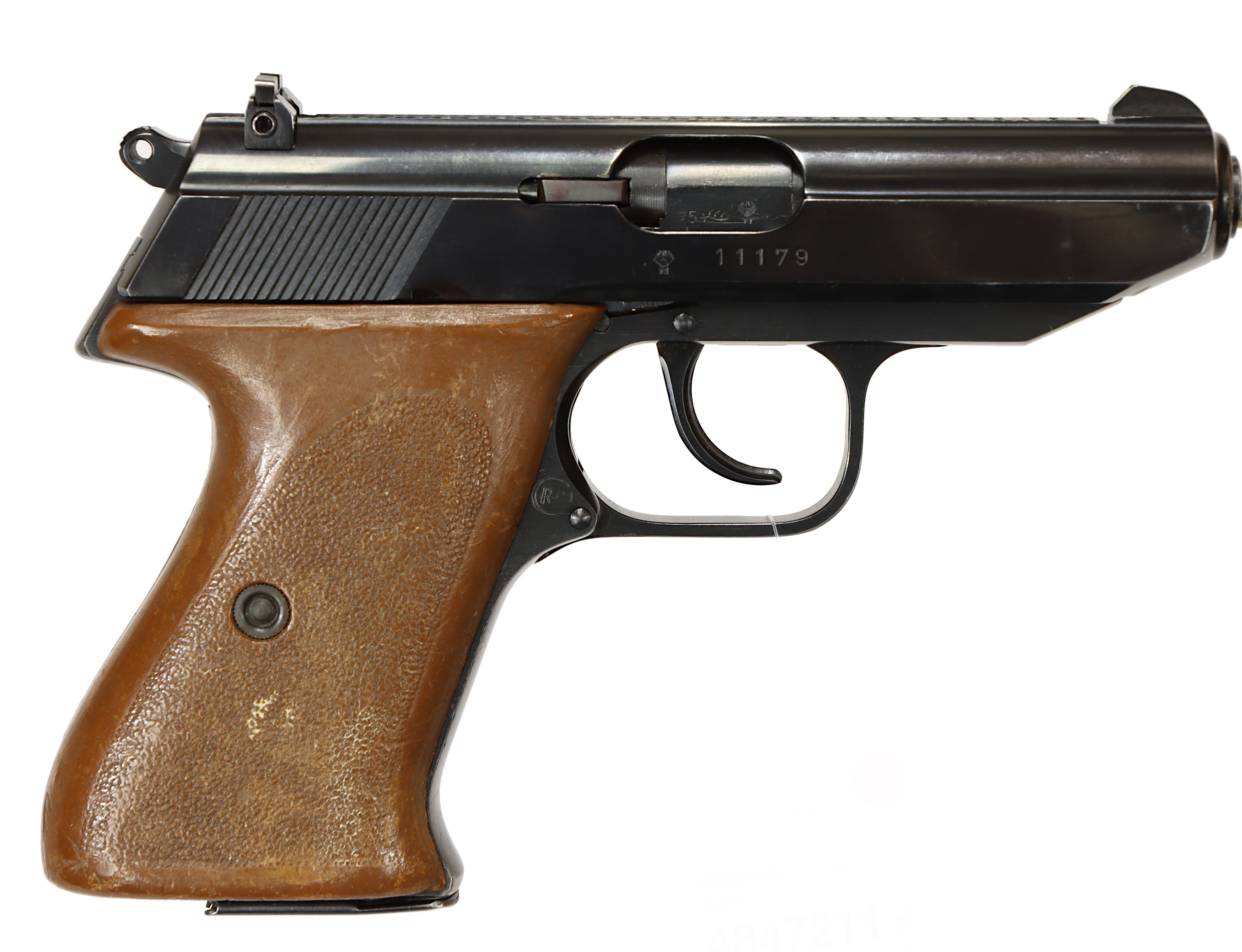 PISTOL, tyskland, Halvautomat, fabrikat Walther, modell PP Super, kaliber 9X18, tillv.nr 11179.