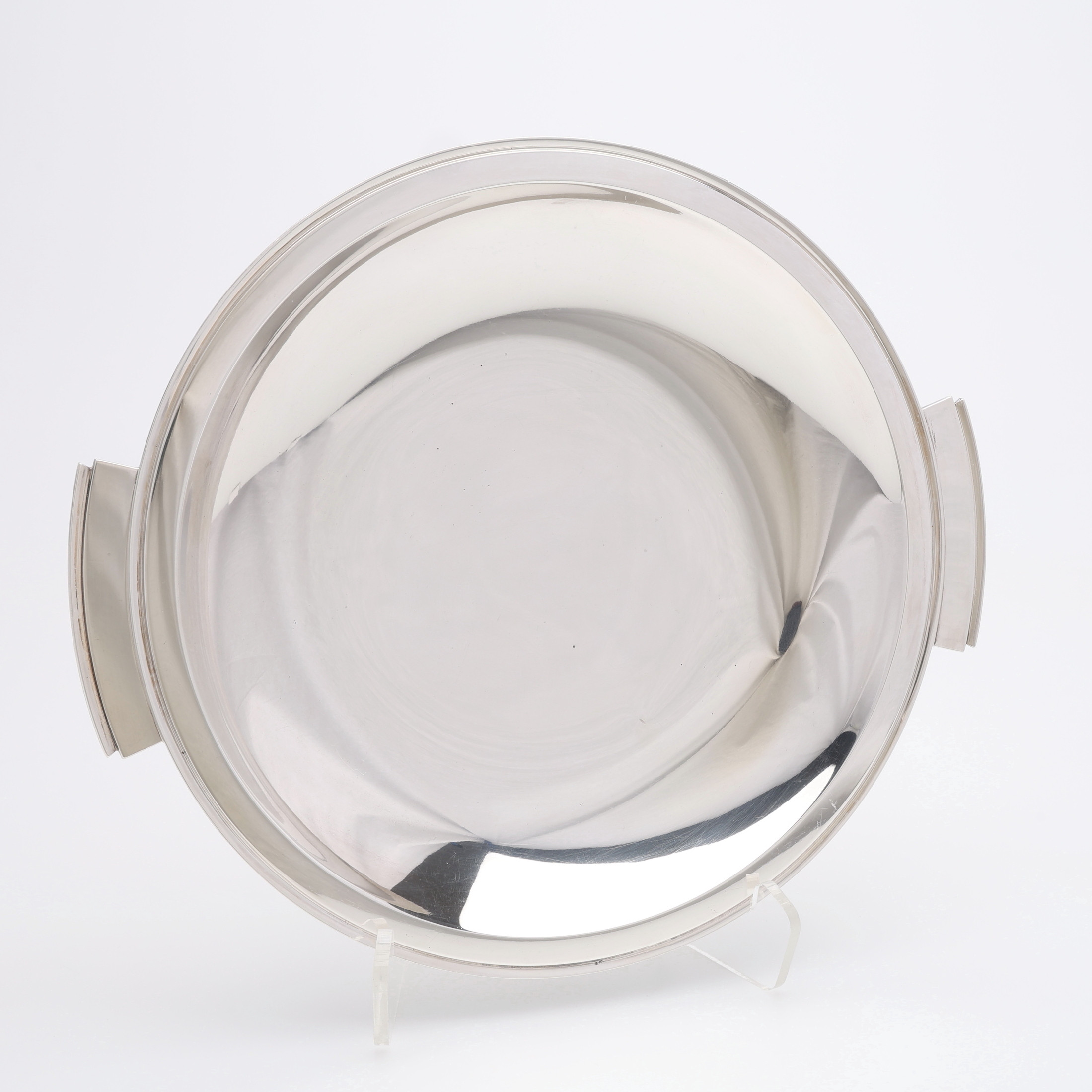 HARALD  NIELSEN. SKÅLFAT, STERLINGSILVER, "PYRAMID" MODELLNR. 600 C, FÖR GEORG JENSEN, DANMARK.