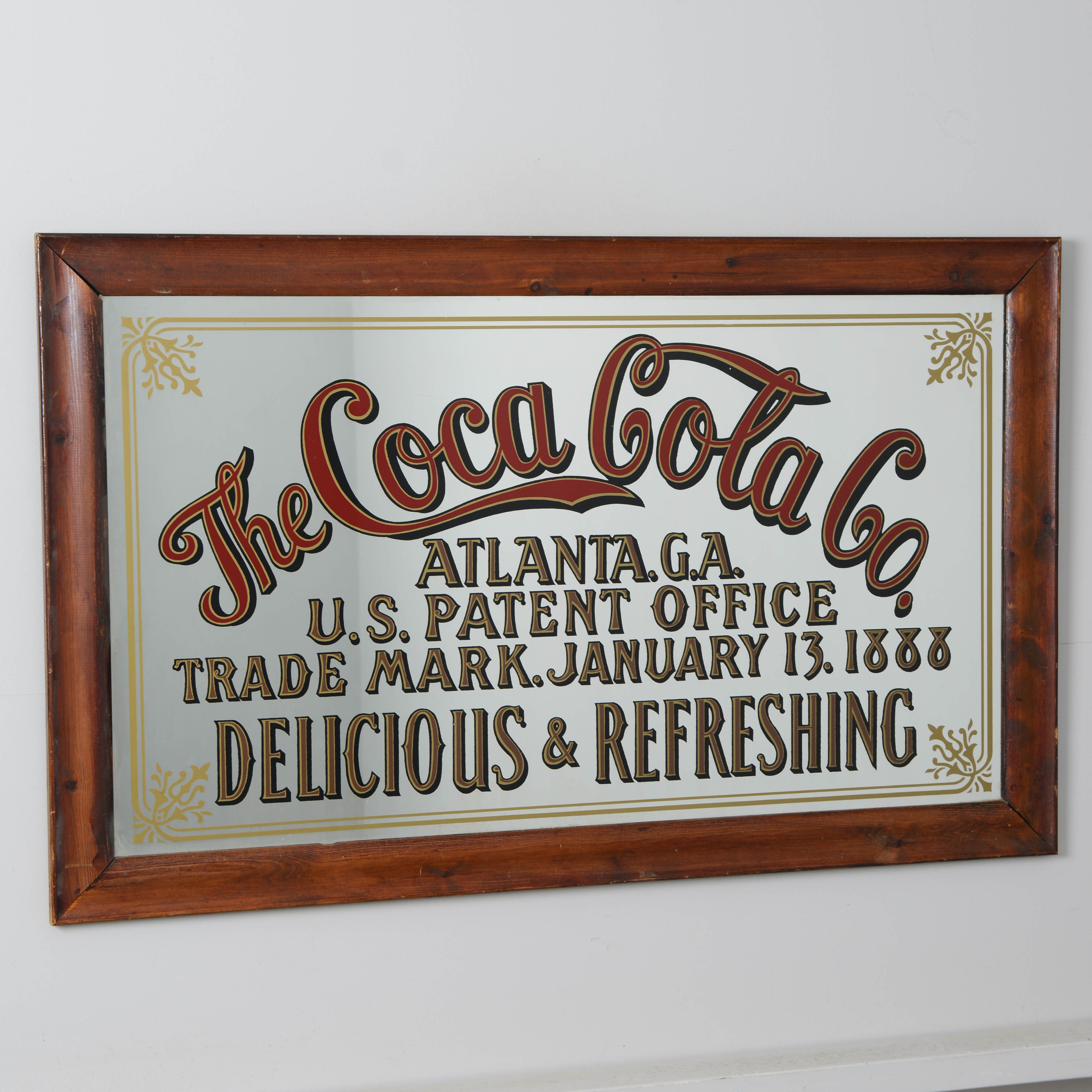 PUBSPEGEL, "The Coca Cola Co.", 1900-talets senare del.