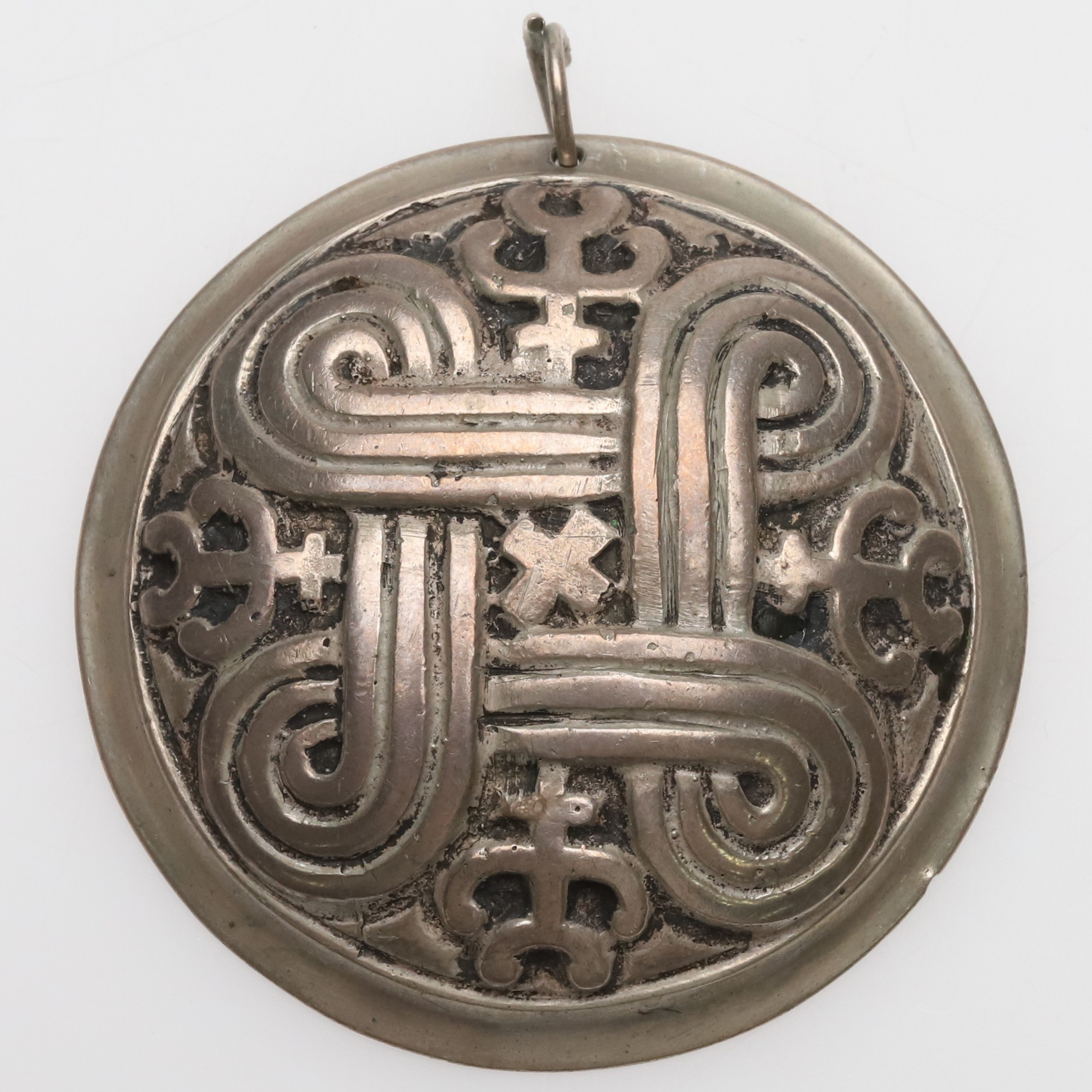 HÄNGE. Silver 813H, "S:t Johannes vapen", Kalevala Koru, Finland, 1952.