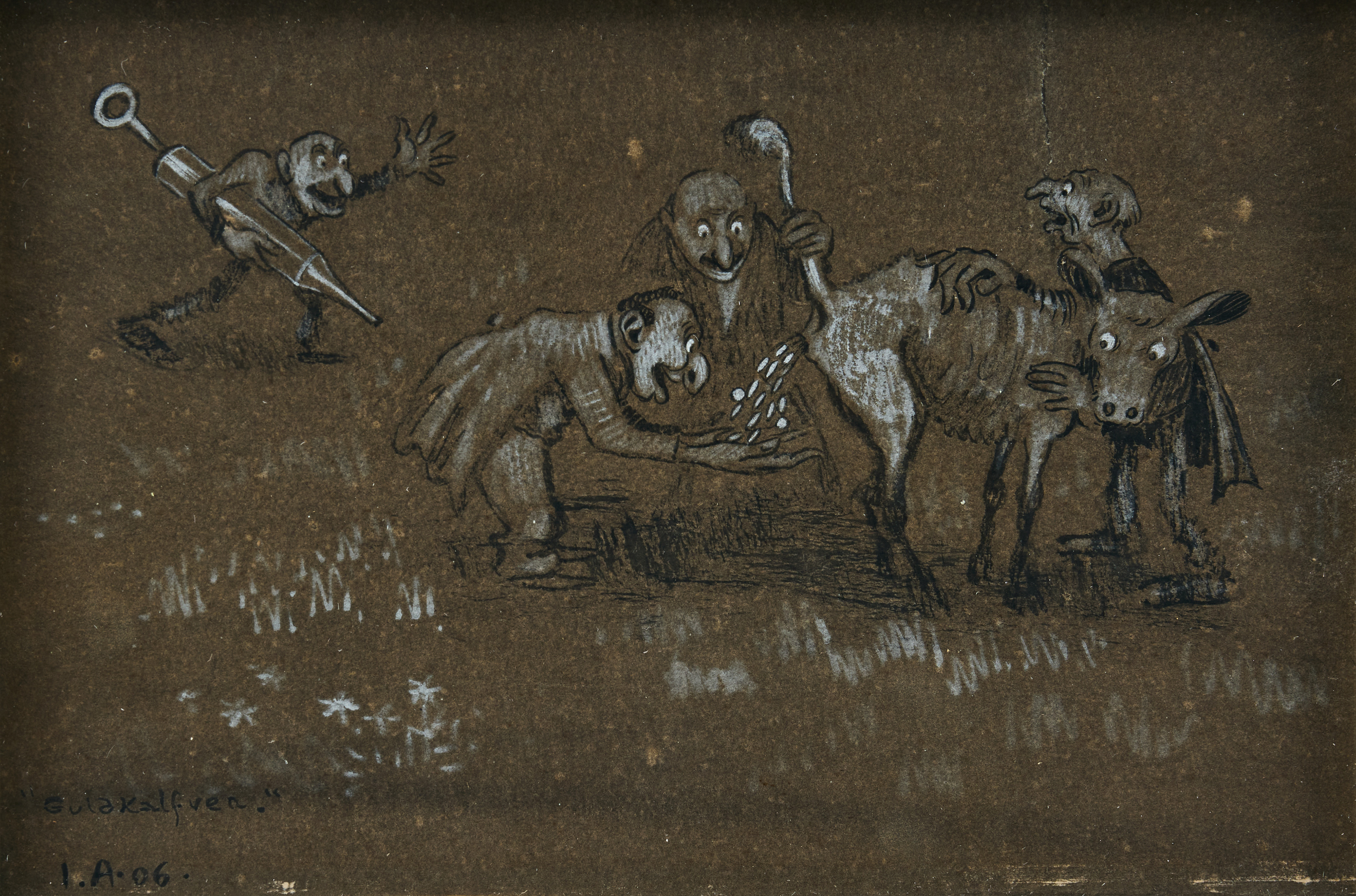 IVAR AROSENIUS. "Guldkalfven".