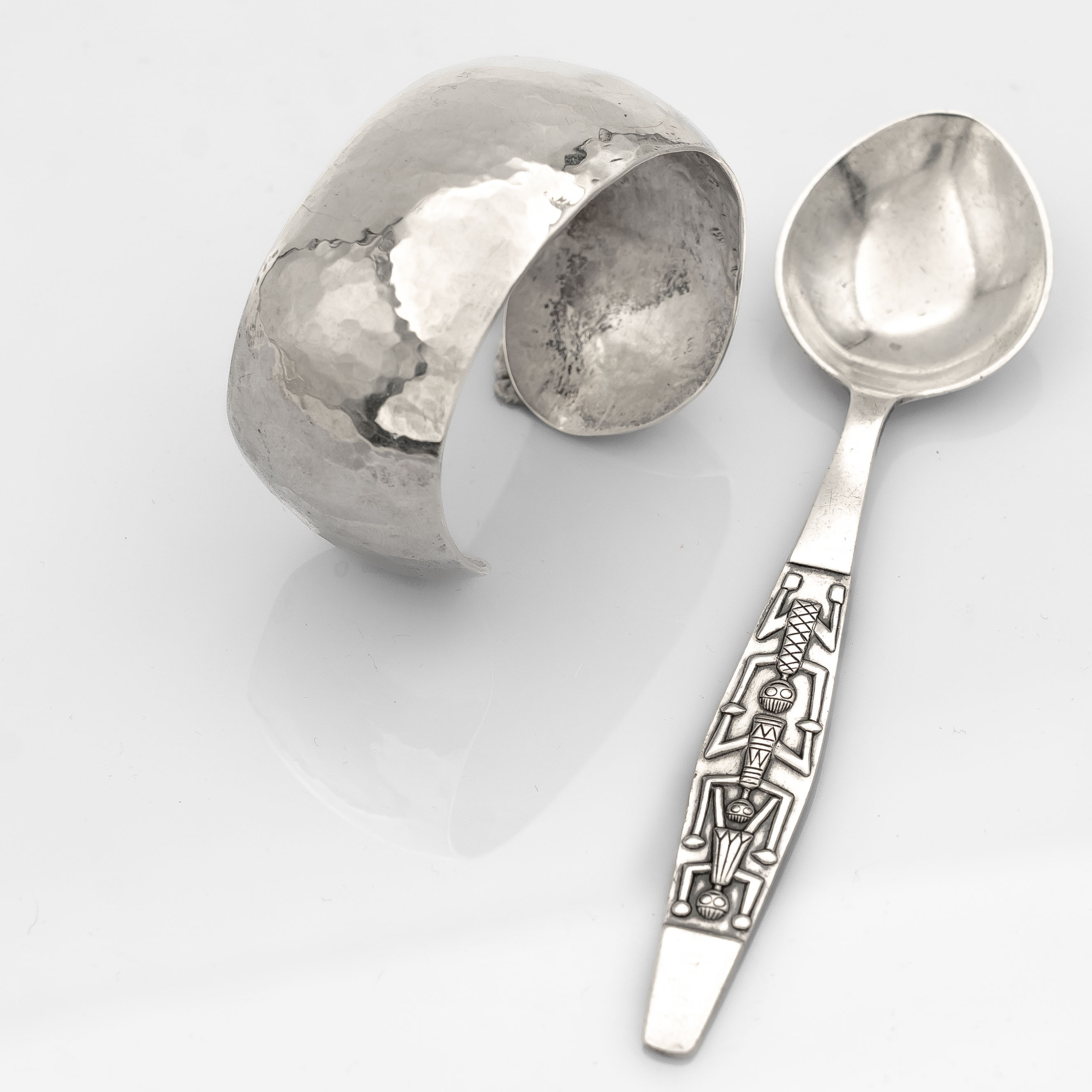 SKED OCH ARMBAND, Sterling Silver, 1900-tal.