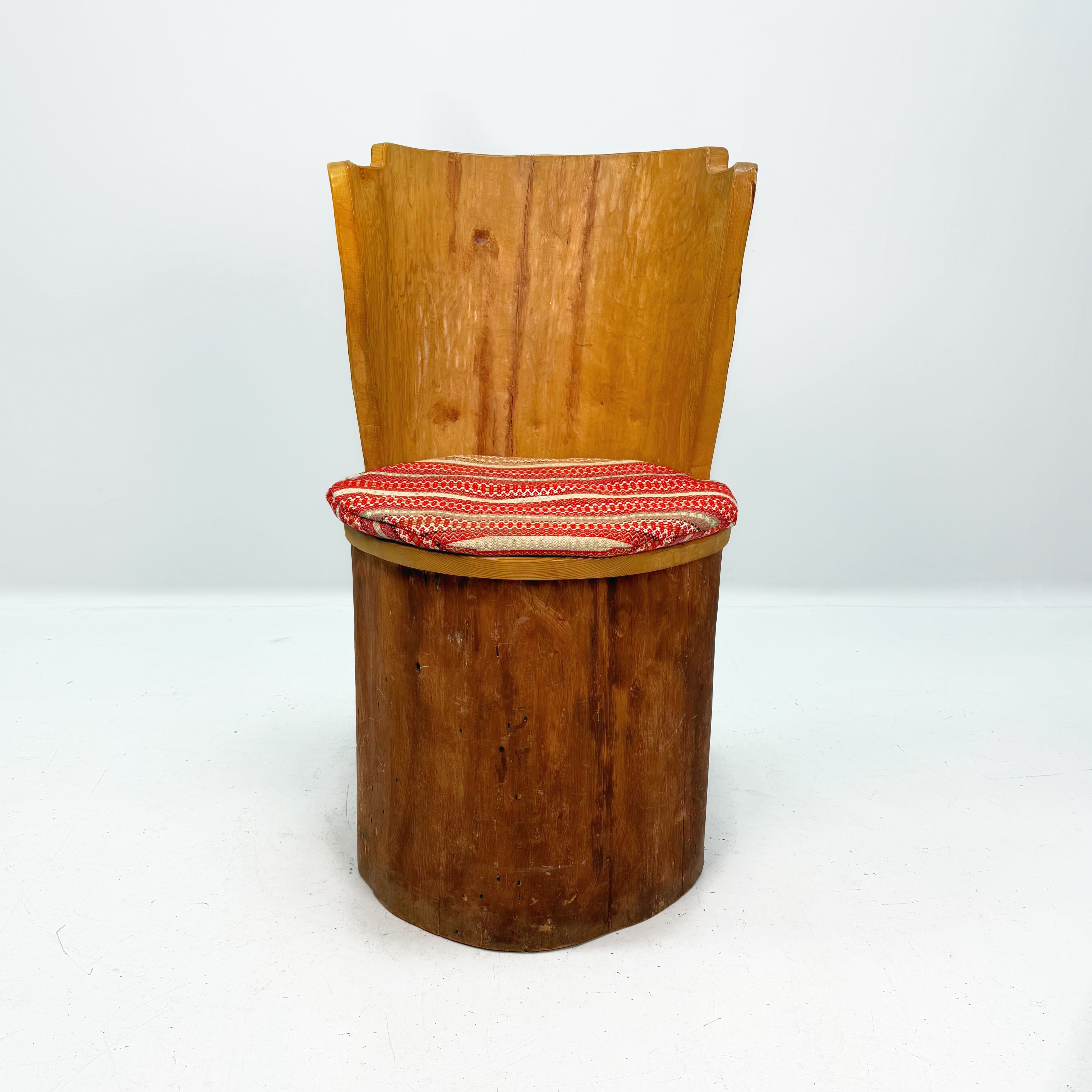 KUBBSTOL - handvävd dyna, tillverkad av Wille Hansback Älvdalen - 1900 tal.