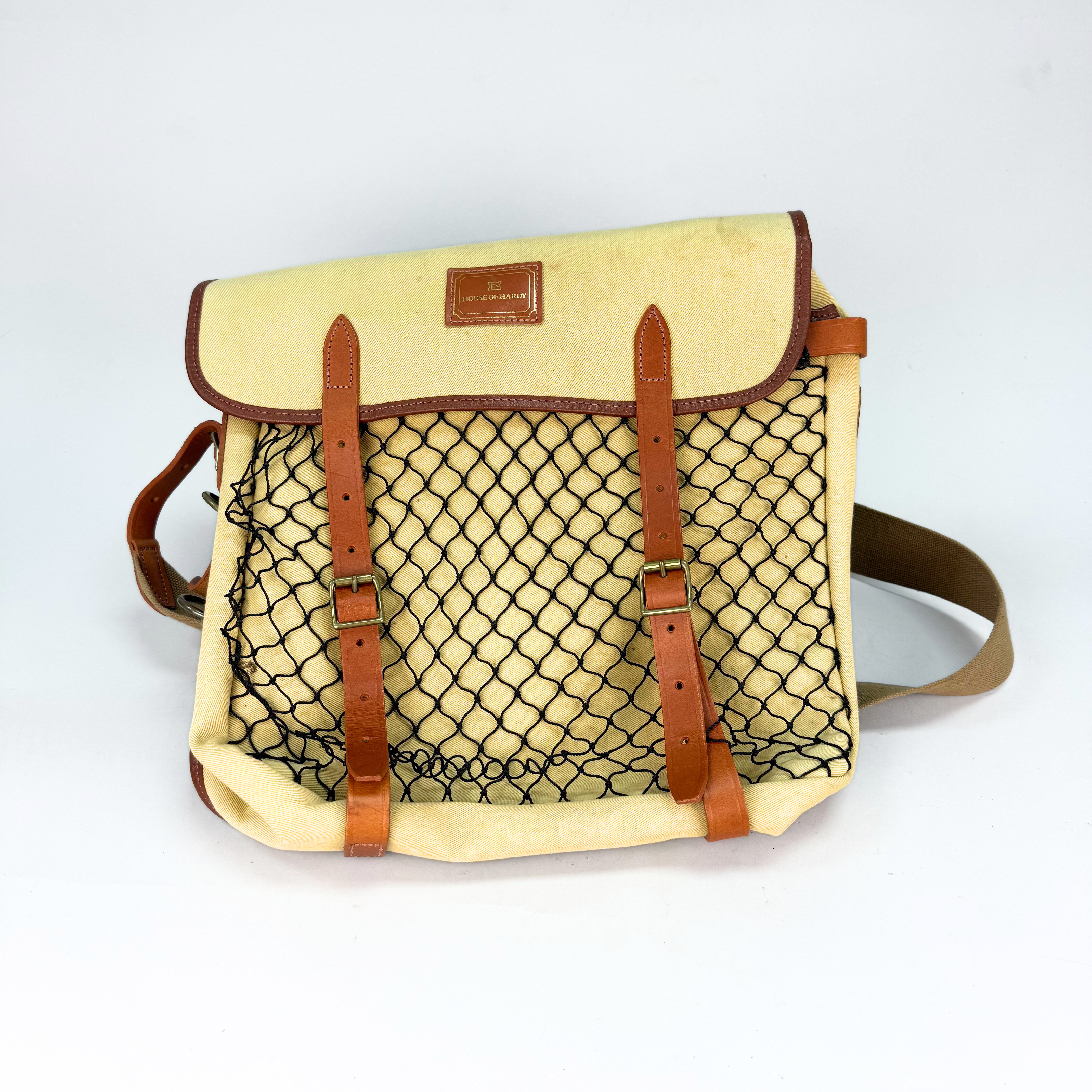 FISKEVÄSKA - HARDY HBX CLASIC BAG TROUTFISHER, hande made UK, 1970 tal.