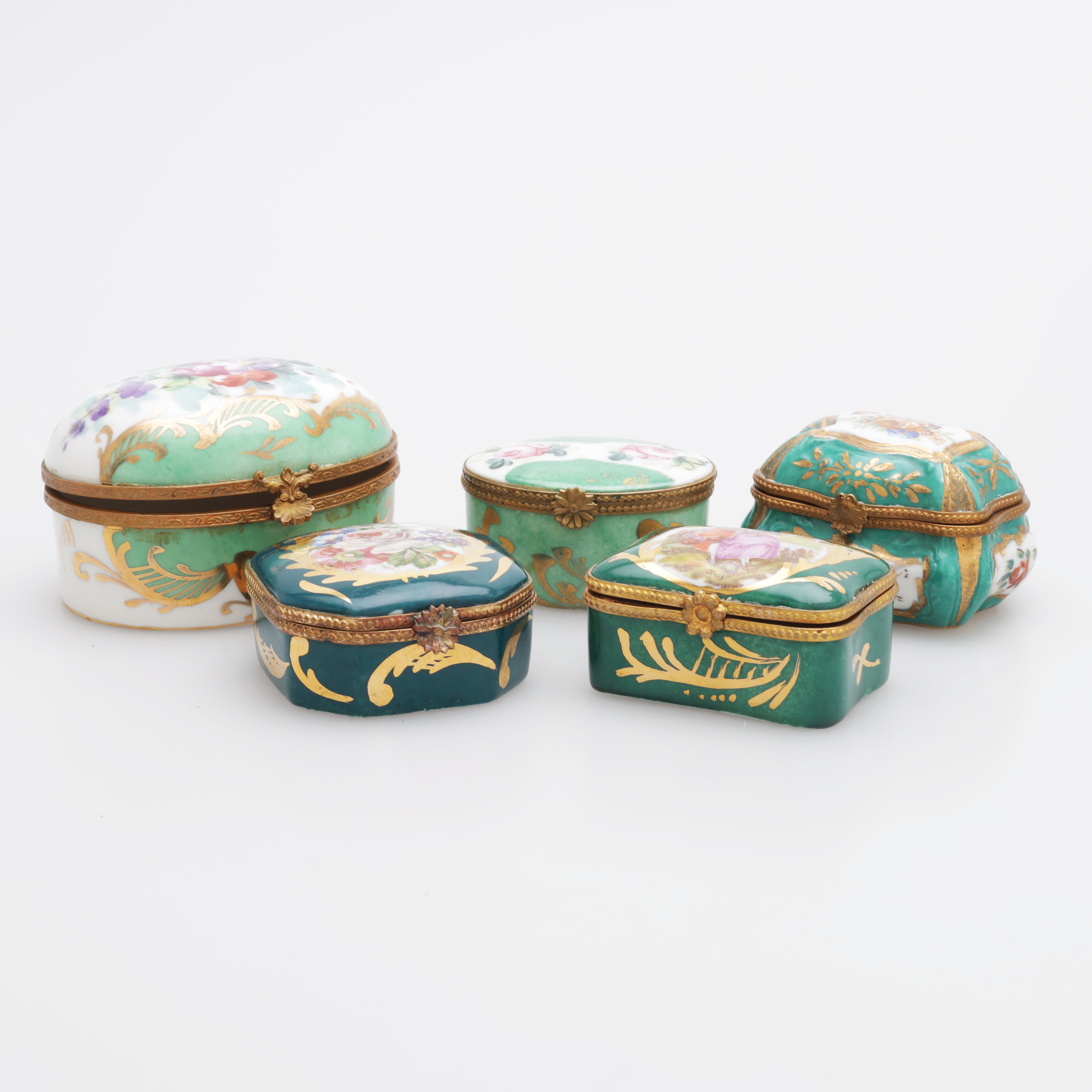 ASKAR, 5 st, porslin, Limoges mm, Frankrike.