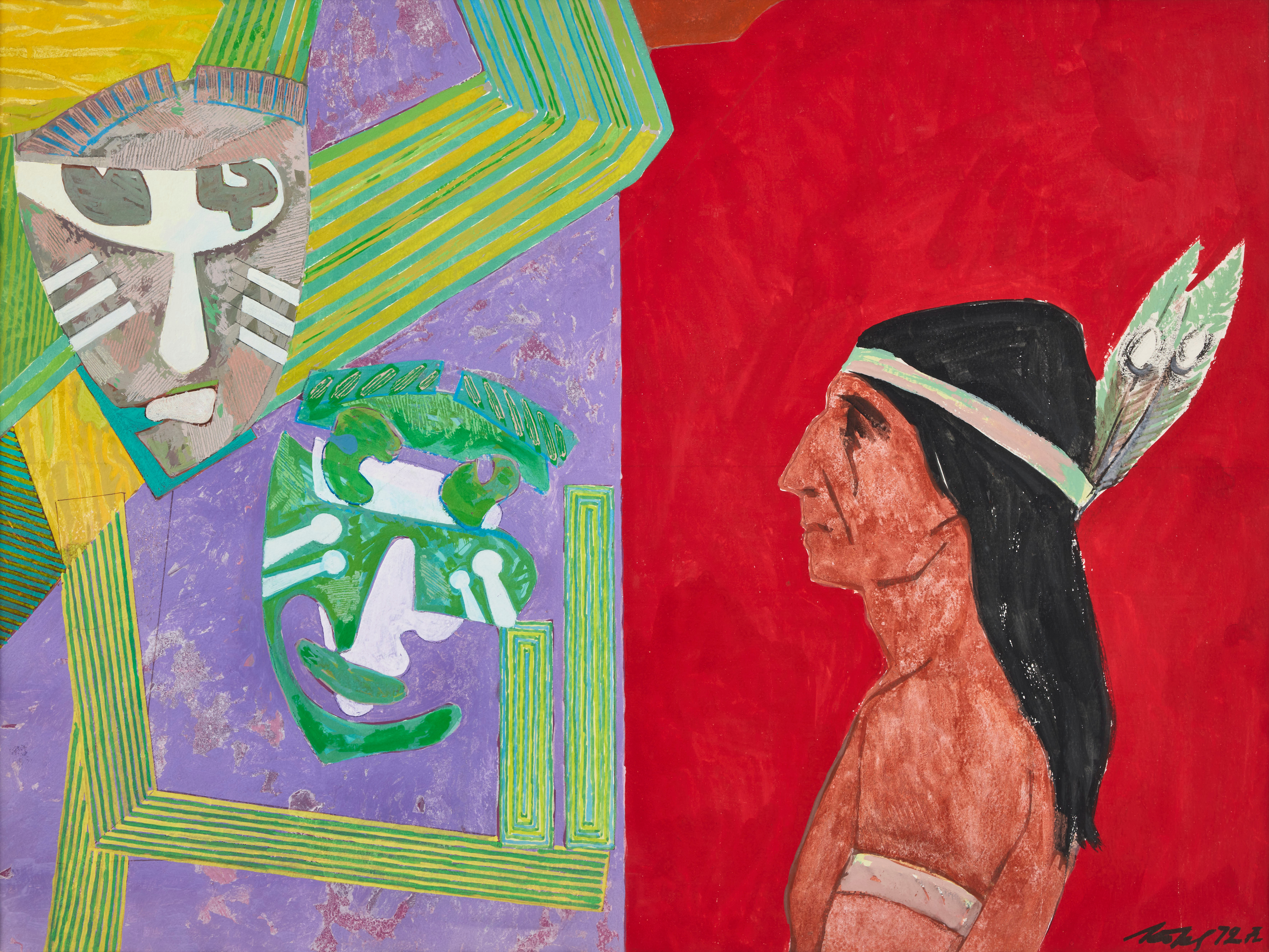 ENDEL KÖKS. Cherokee country masques.