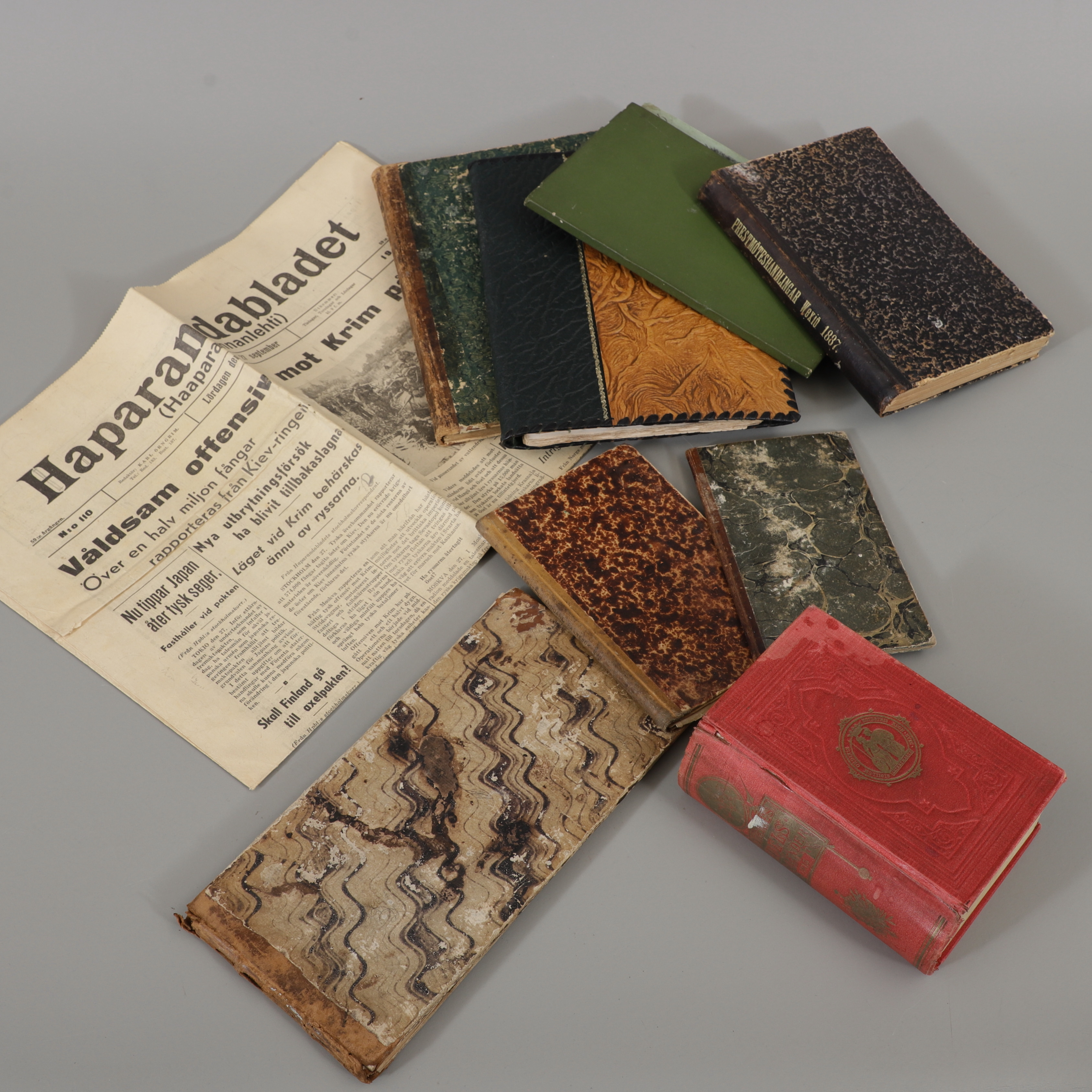 BÖCKER mm, 9 st, 1800/1900-tal.