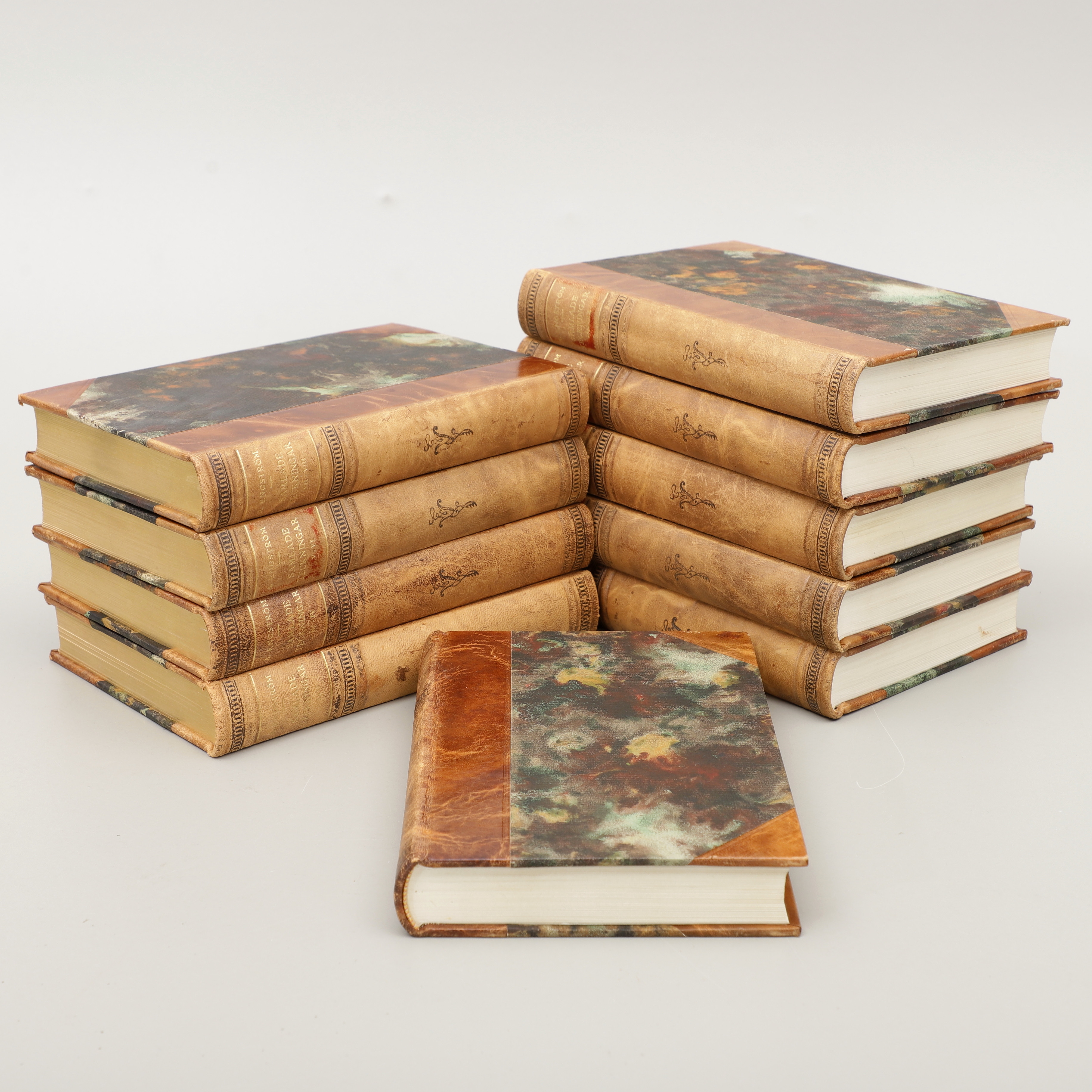 ALBERT ENGSTRÖM. "Gubbar", 10 st böcker, 1944.