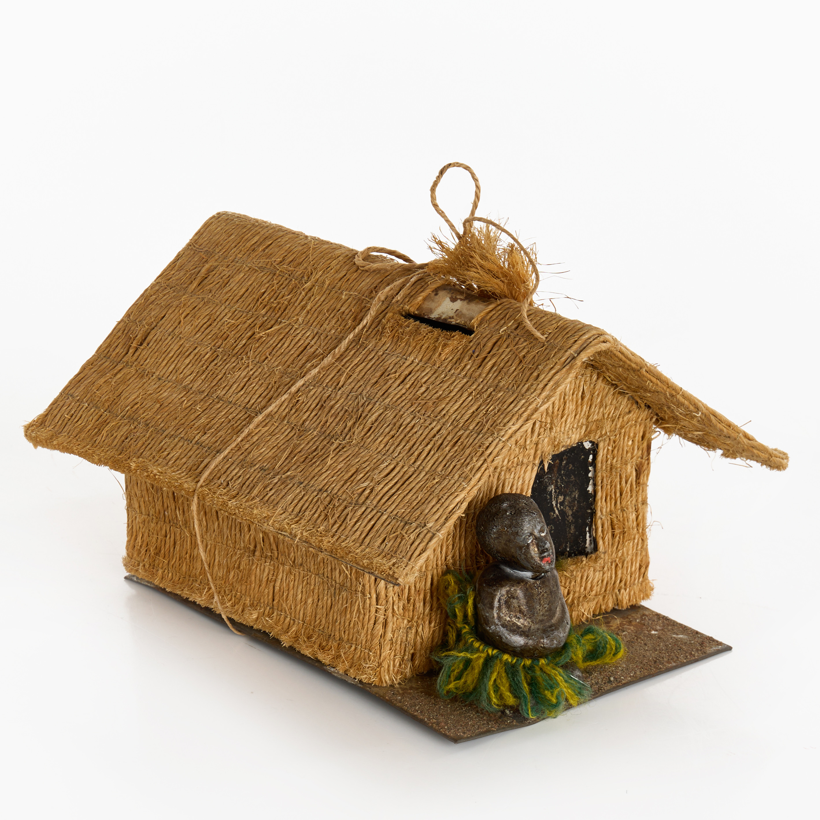 SPARBÖSSA, 1900-talets början, med nigande gosse.