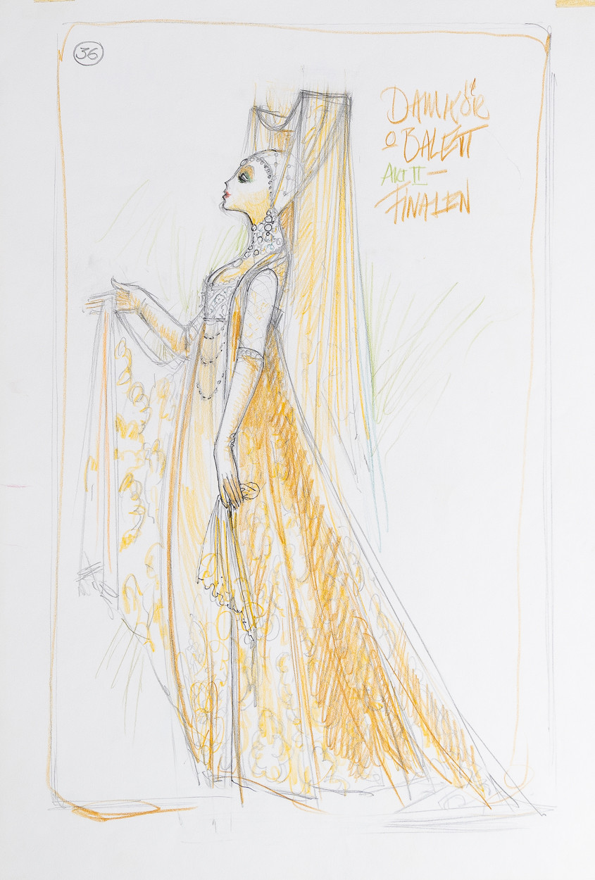 GÖRAN ARFS. Skisser, 12 st, 1988.