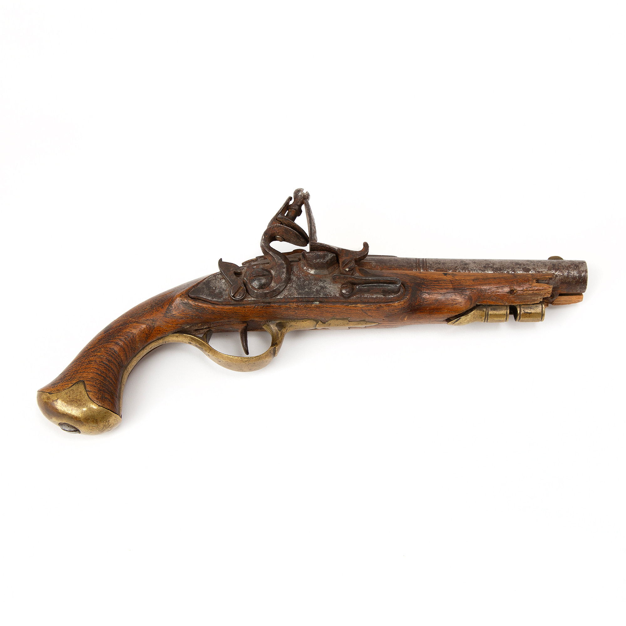 FLINTLÅSPISTOL. Svenskt faktoriarbete, 1800-tal.