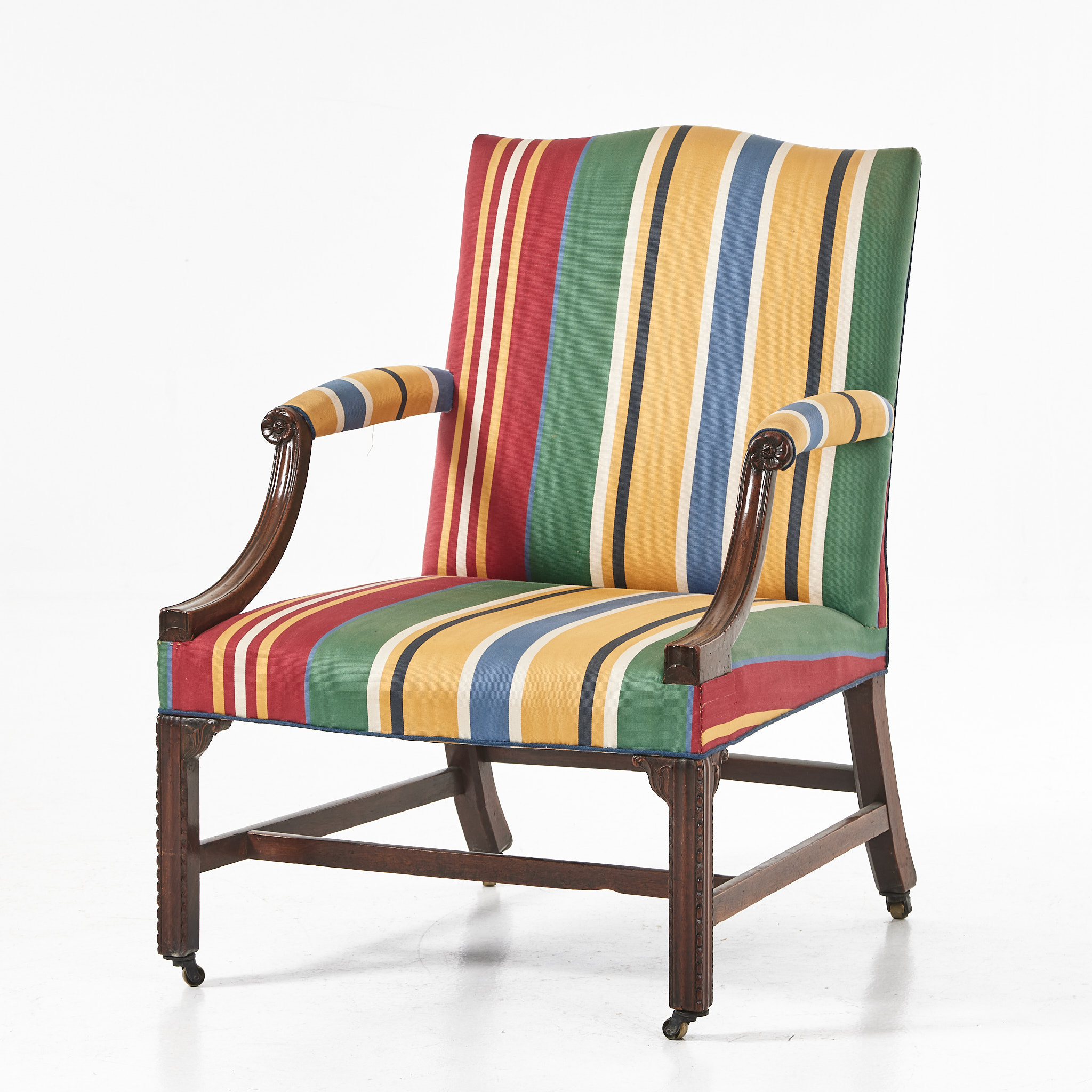 KARMSTOL, England, 1800-tal, mahogny.