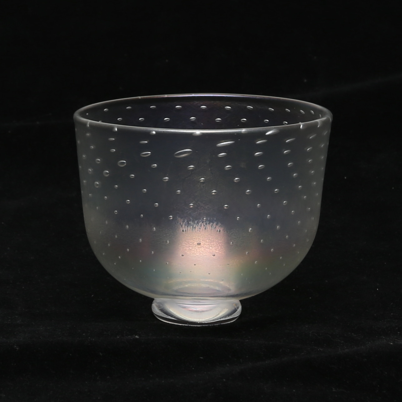 BERTIL VALLIEN. SKÅL, glas, Åfors, signerad.