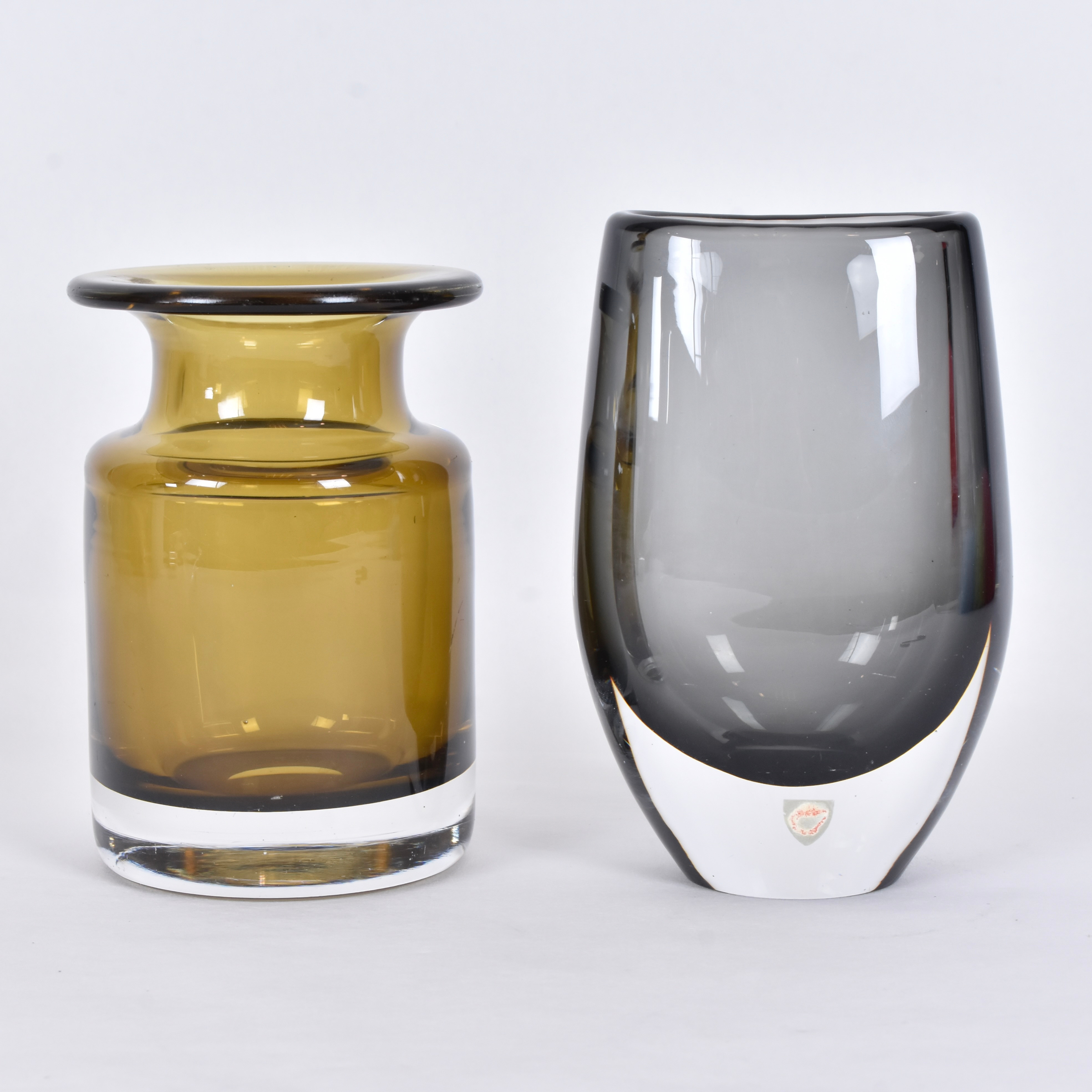 SVEN PALMQVIST & BENGT EDENFALK. vaser, 2 st, glas.