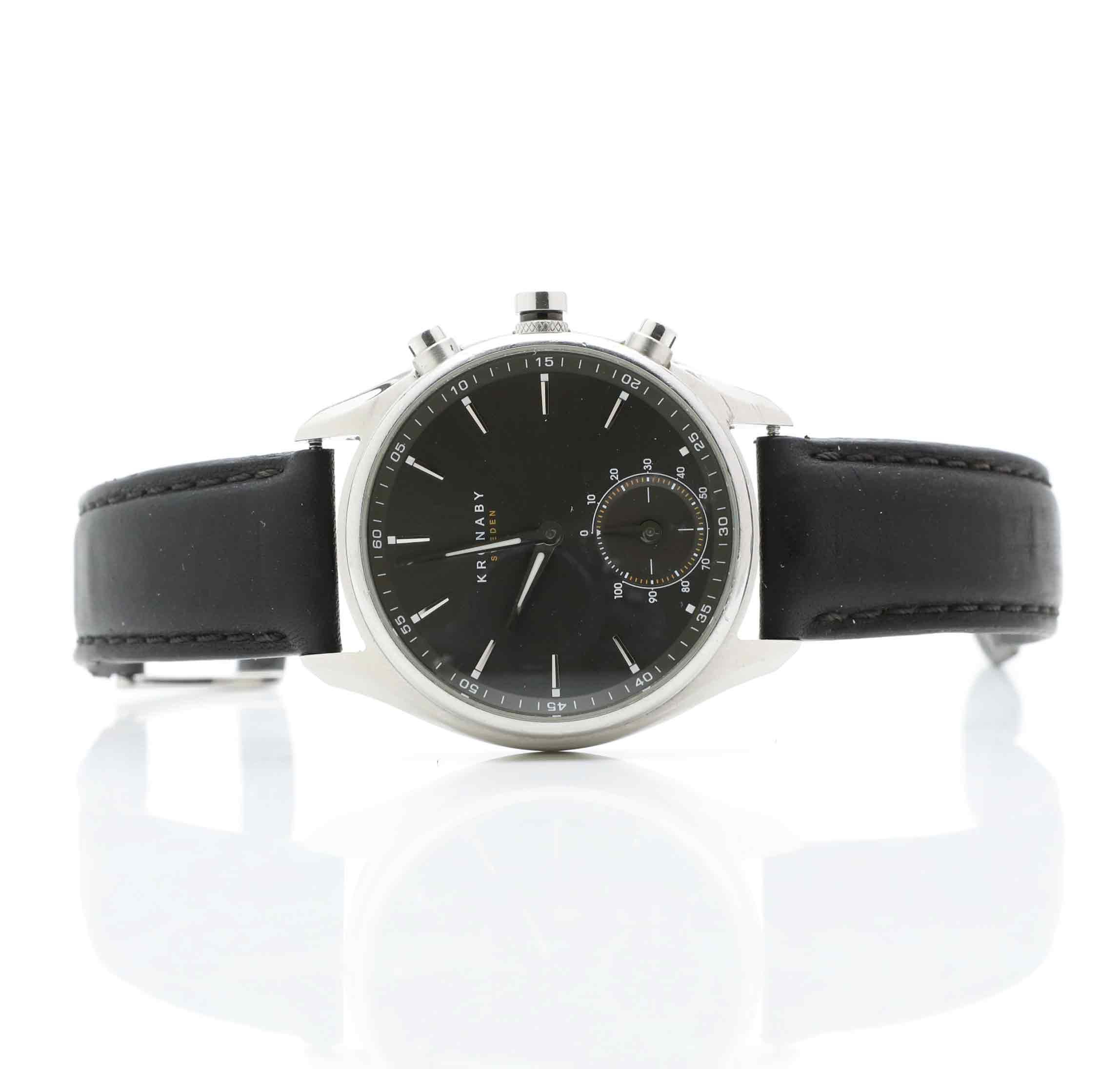 ARMBANDSUR, Kronaby, kronograf, 44 mm.