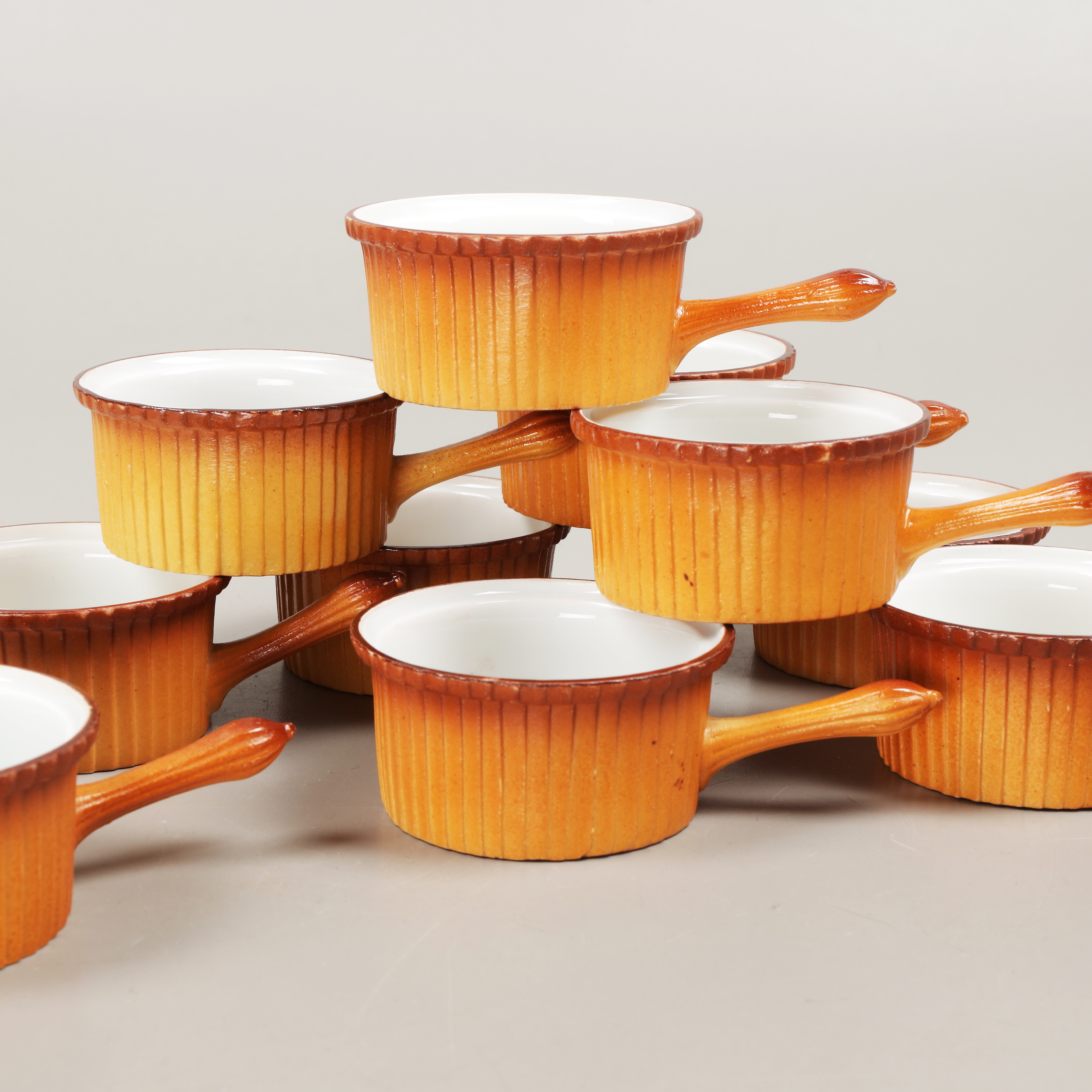 COCOTTEFORMAR, 10 st, porslin, Rosenthal, Tyskland.