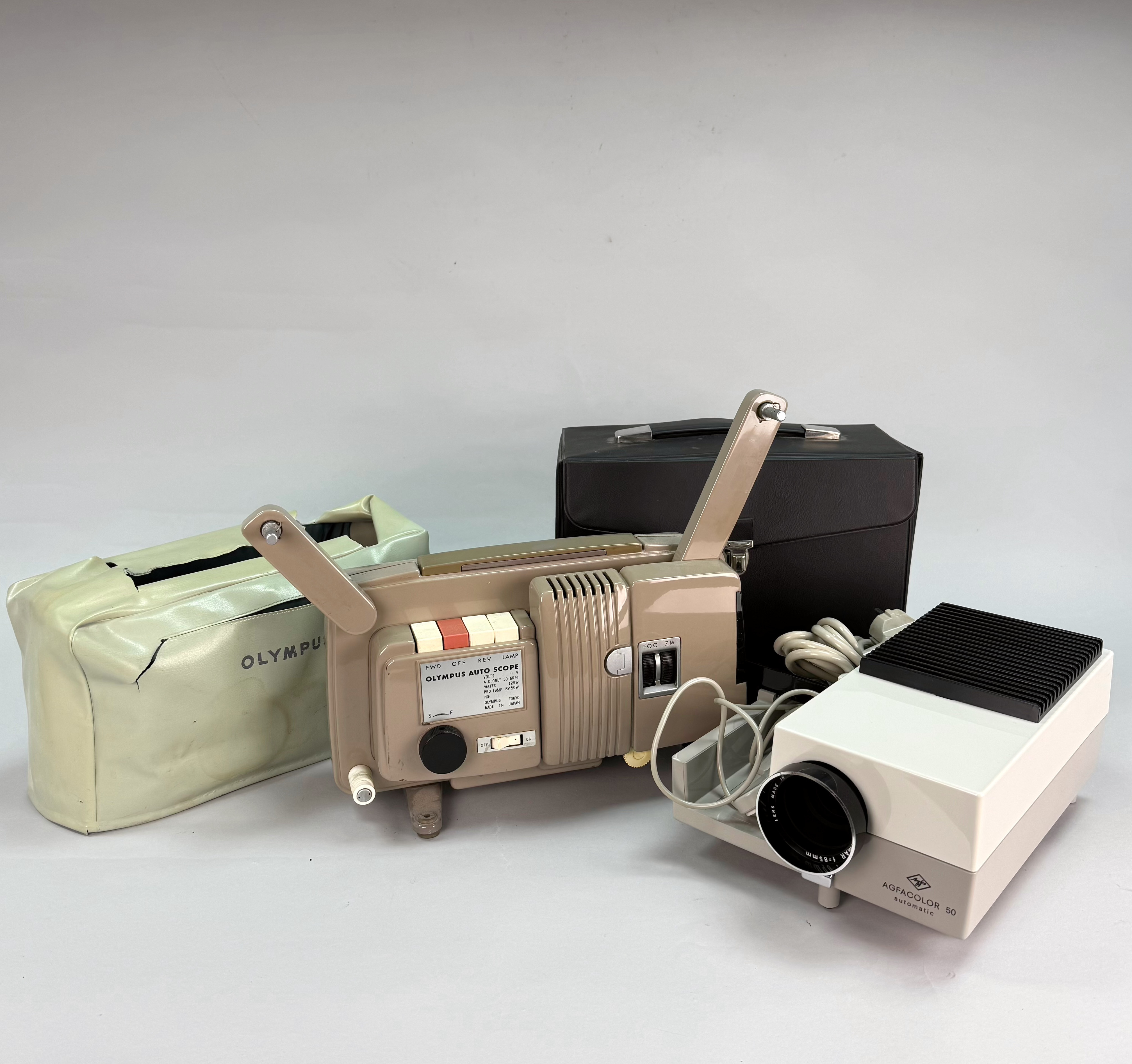 SUPER 8 & DIABILD - Projektorer OLYMPUS Auto Scope, AGFA olor 50.