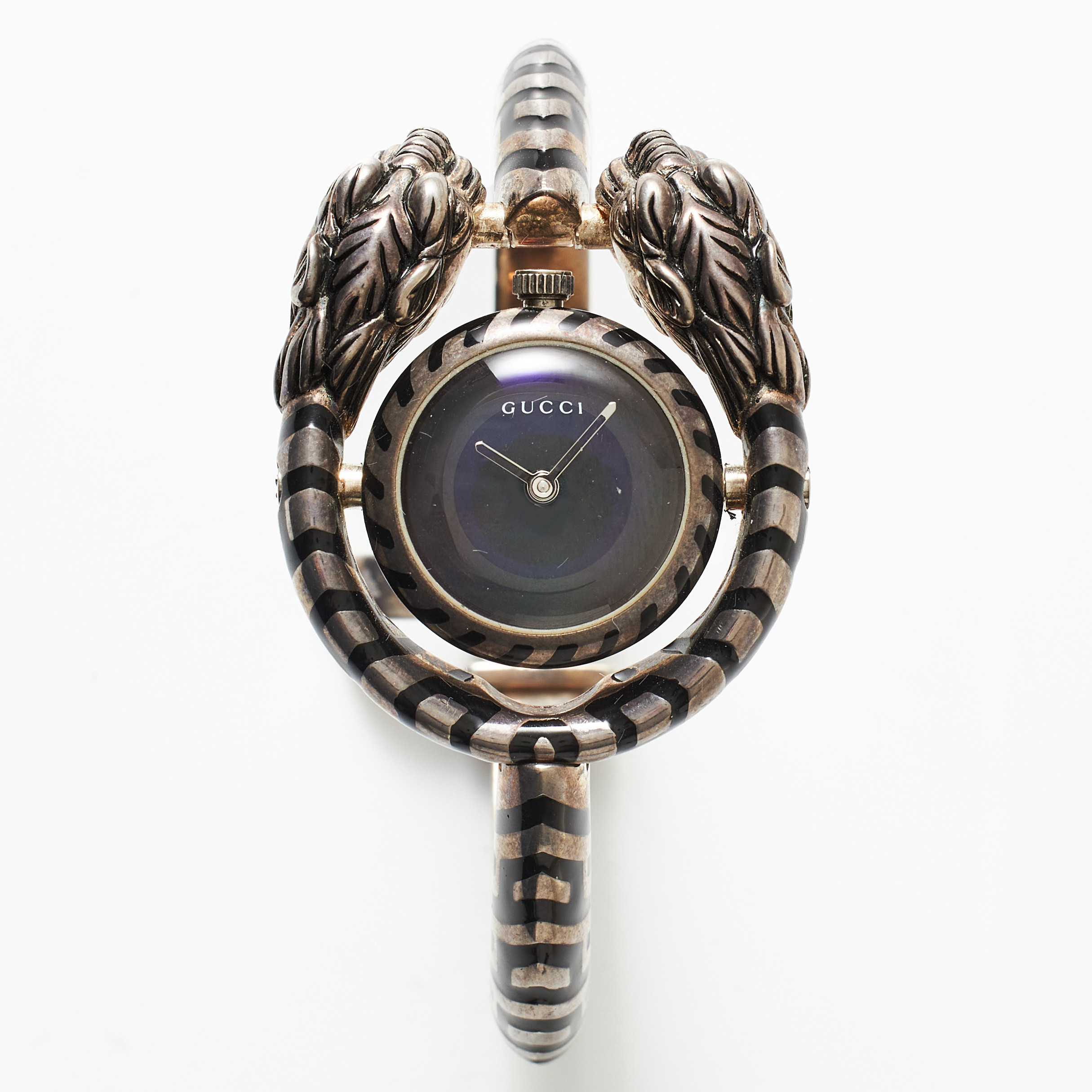 GUCCI, Dionysus, armbandsur, 24 mm, silver/emalj, certifikat, juli 2023.