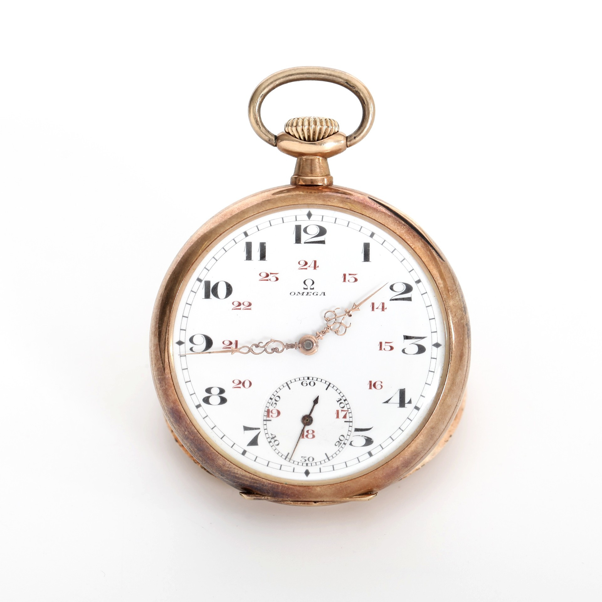 FICKUR OMEGA, 14K guld, 1928.