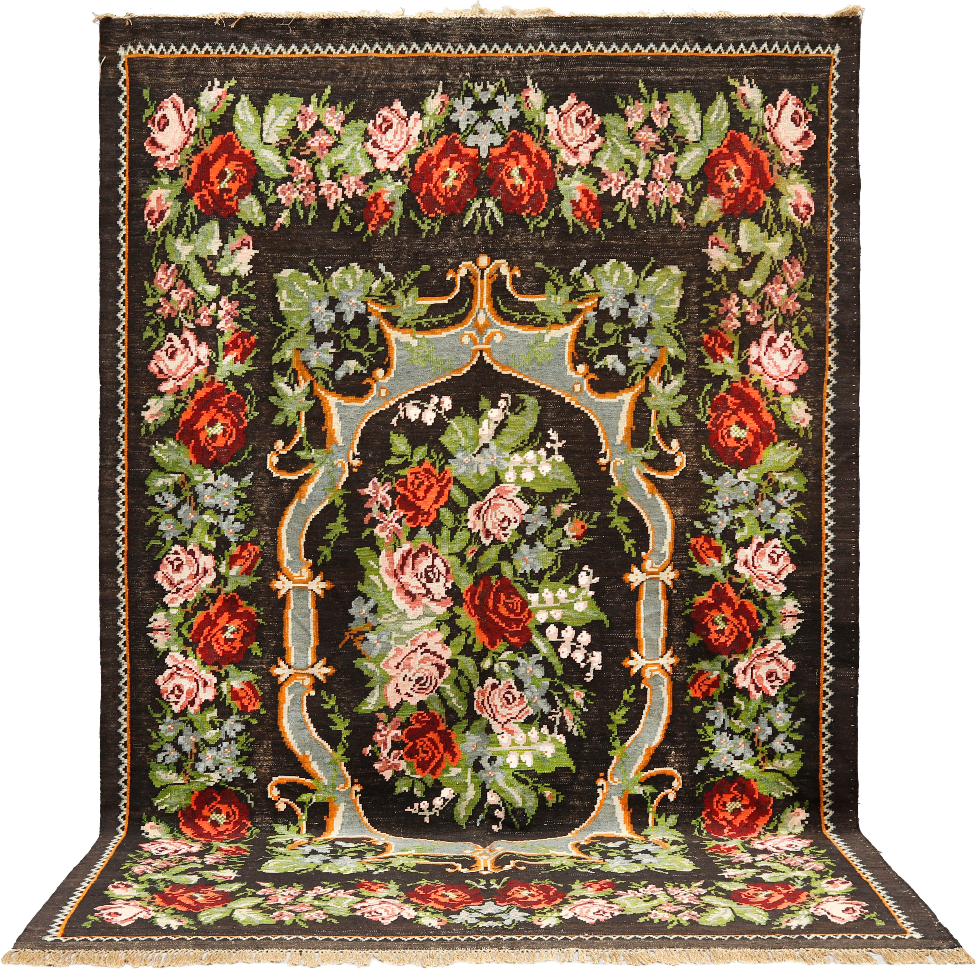 ORIENTMATTA. Semiantik moldavisk Kelim, 330 x 215 cm.