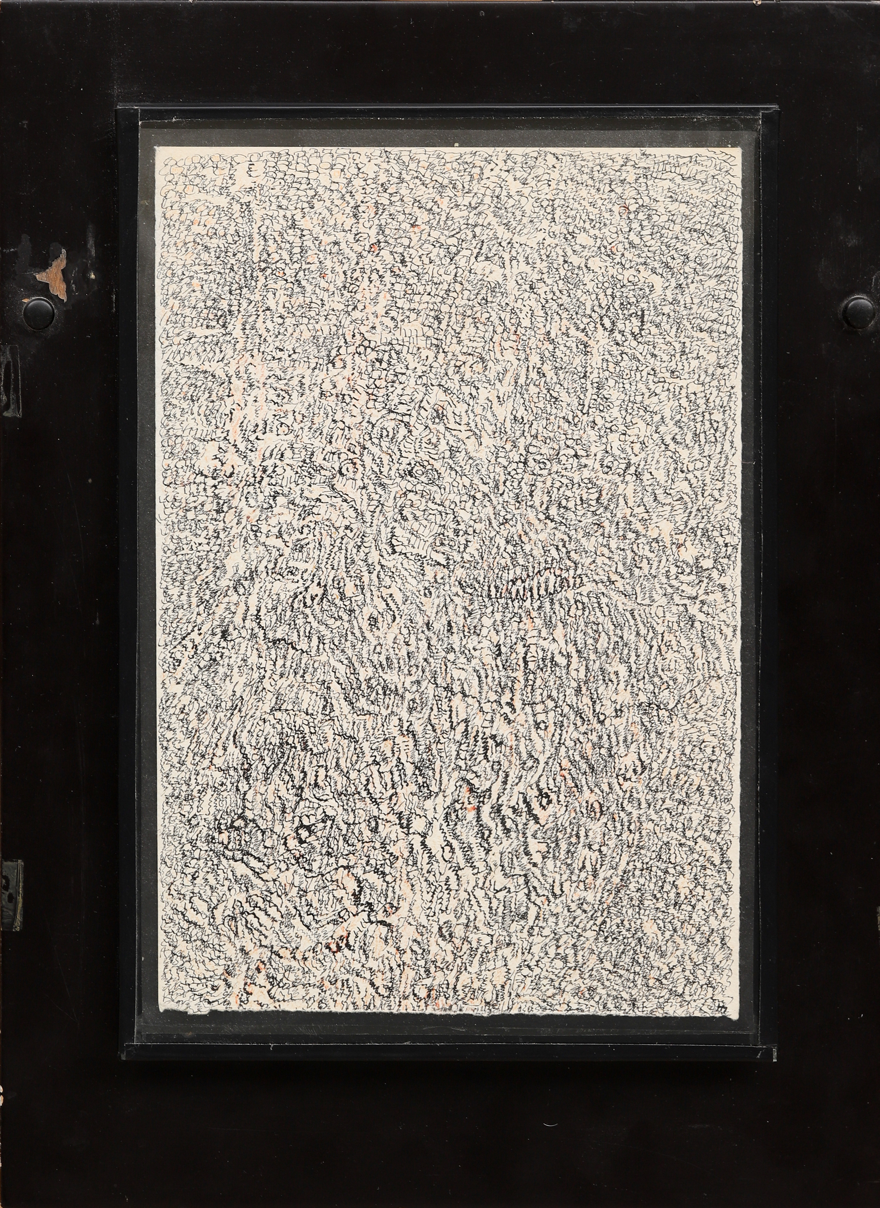 HENRI MICHAUX. Utan titel ("Dessin mescalinien"), tusch på papper, signerad HM.