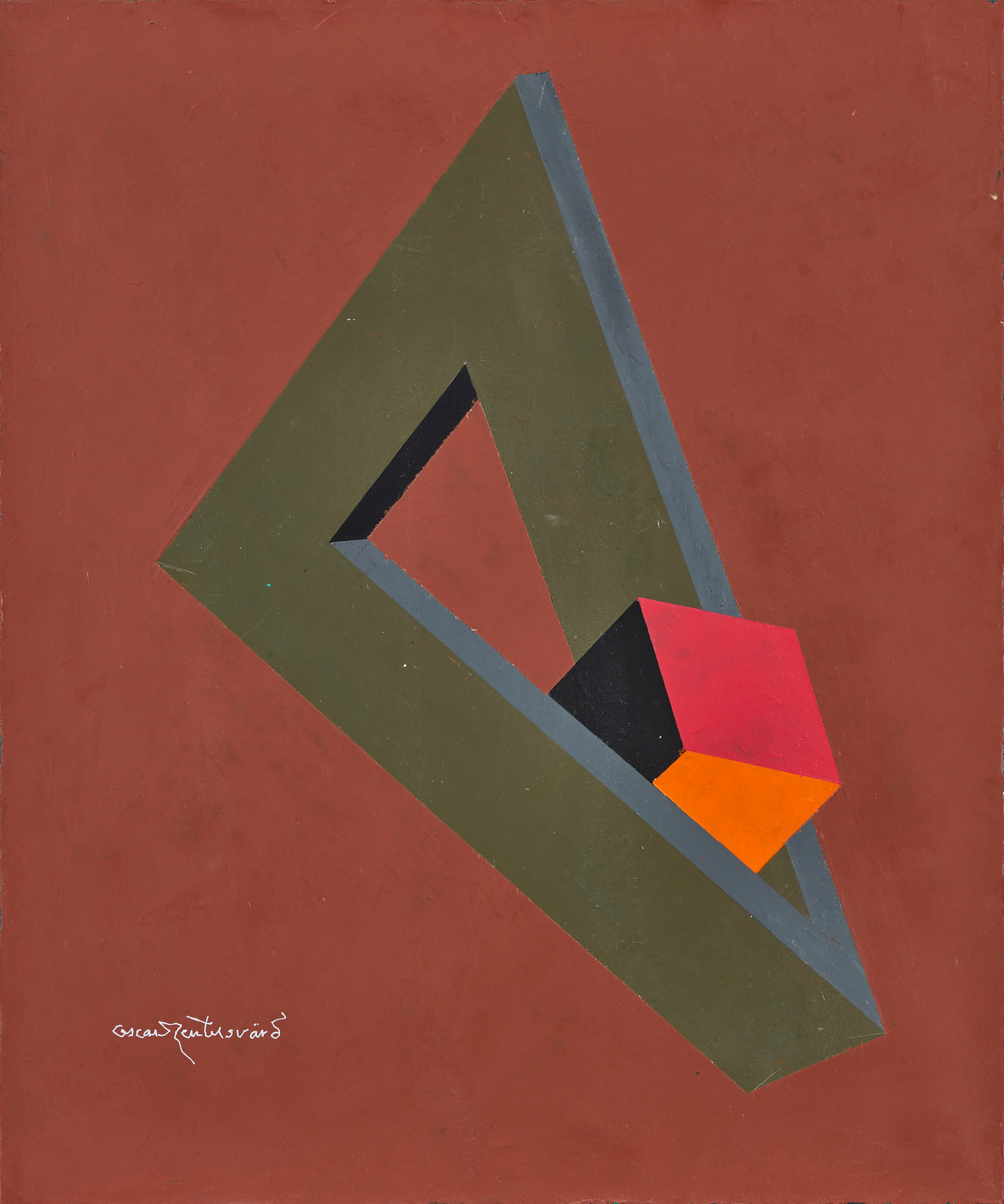 OSCAR REUTERSVÄRD. Omöjlig figur To 16.