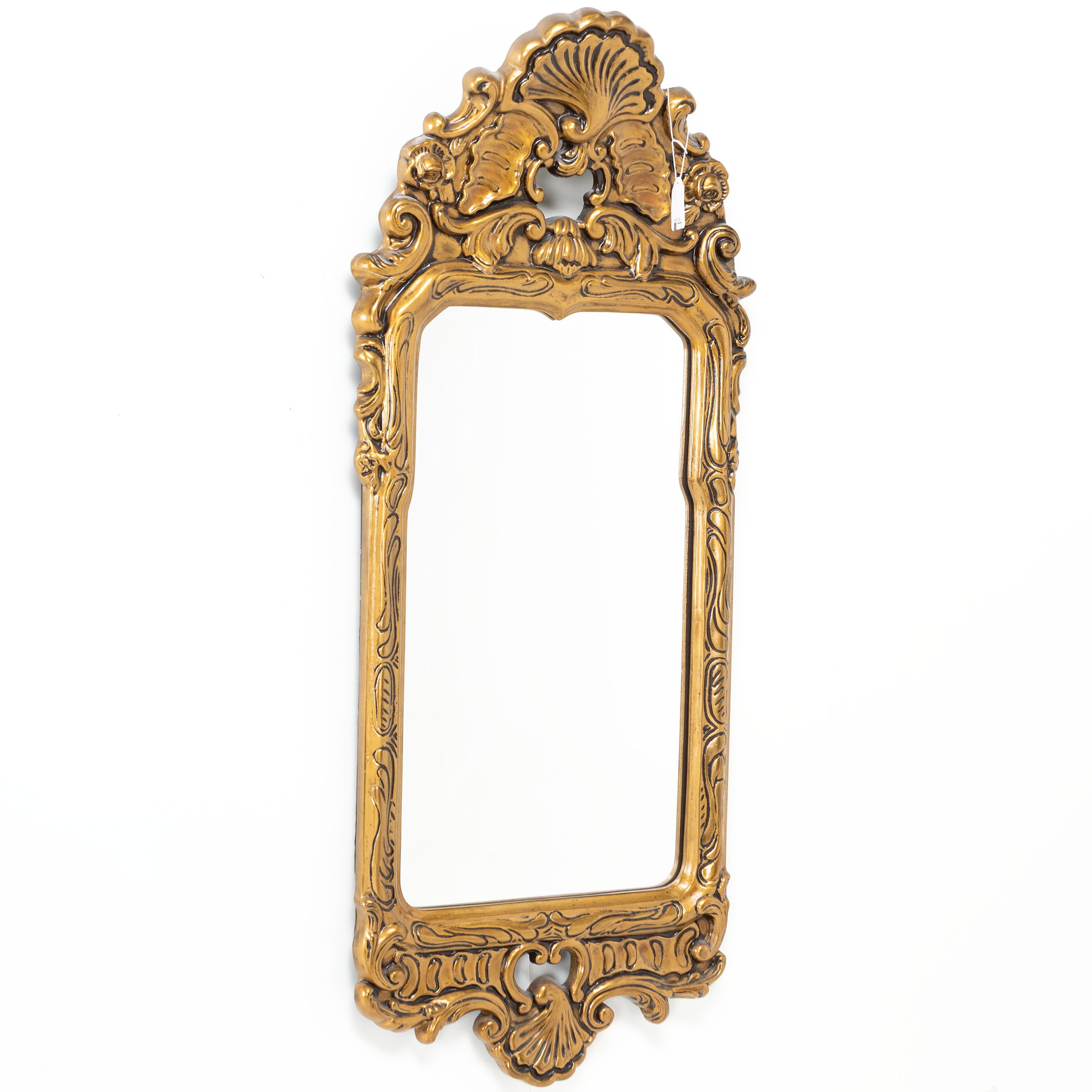 SPEGEL, förgylld ram, rokokostil, 1900-talets andra hälft.