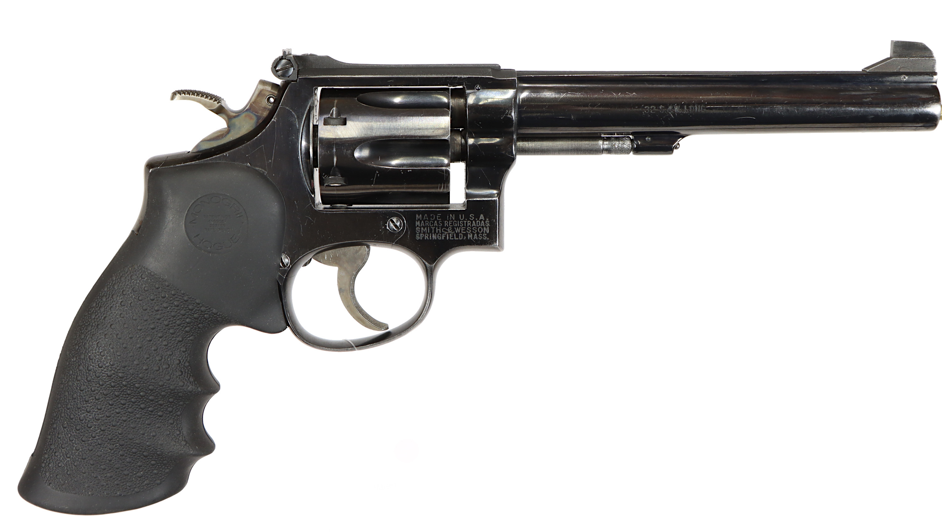REVOLVER, amerikansk, Double Action, fabrikat Smith & Wesson, modell 16-2, kaliber .32 S&W long, tillv.nr K612413, se-nr SE2130453.
