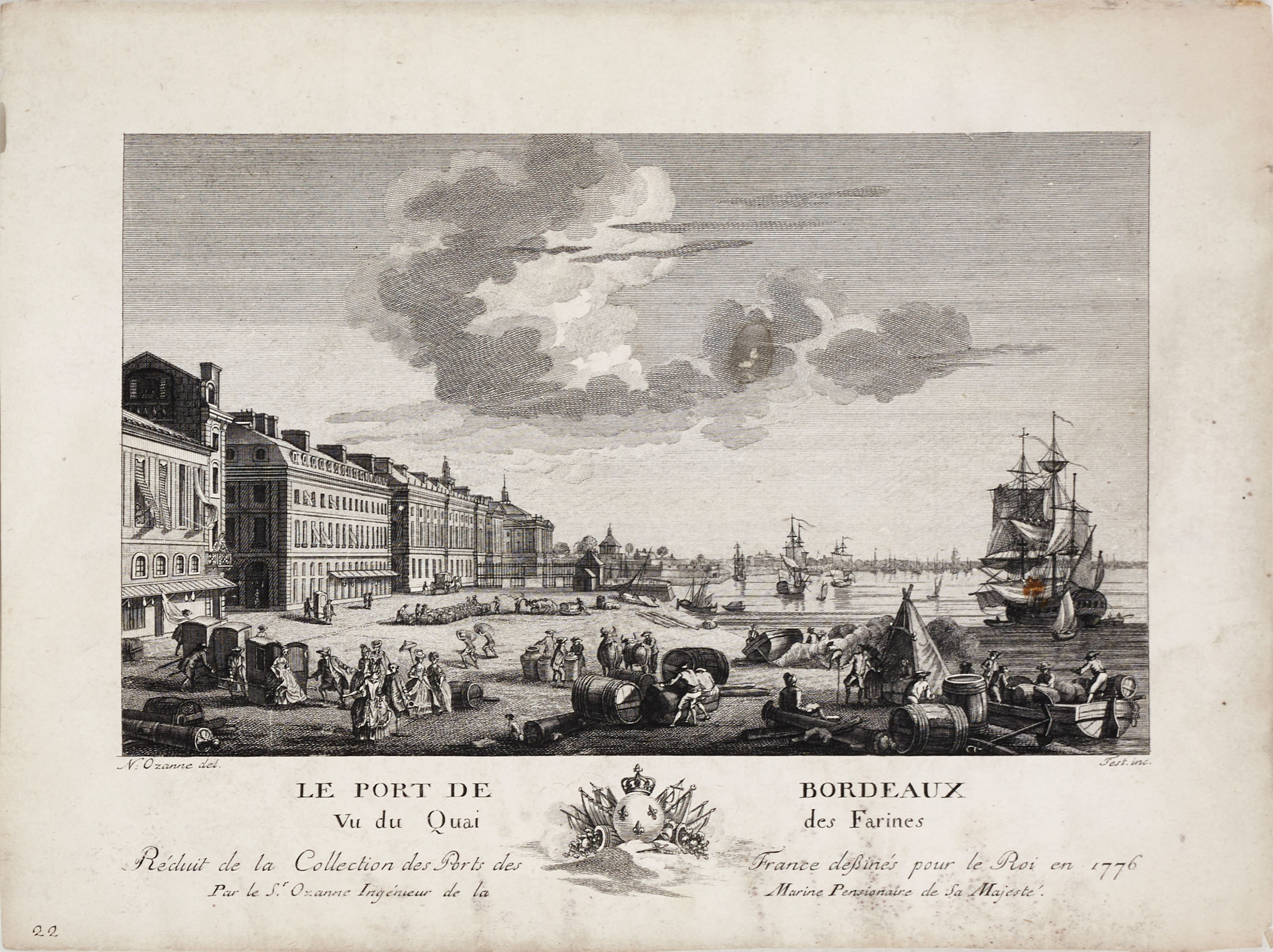 STADSVYER (8), kopparstick och etsningar varav två kolorerade. 16/1700-tal.