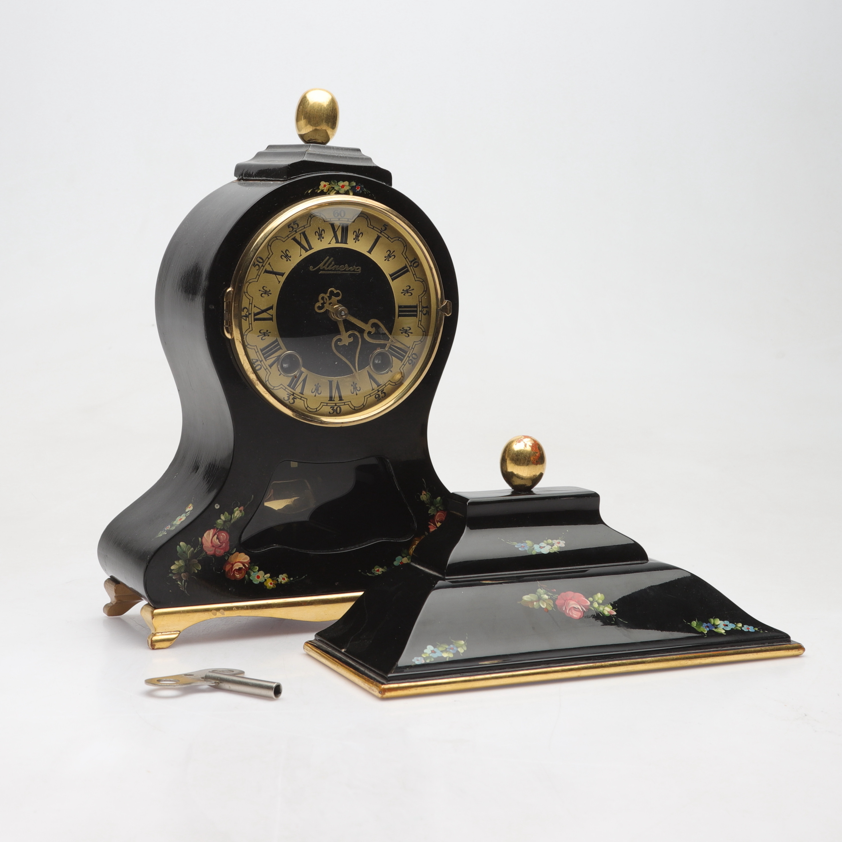 BORDSUR med hylla, bemålat trä, minerva, 1900-tal.