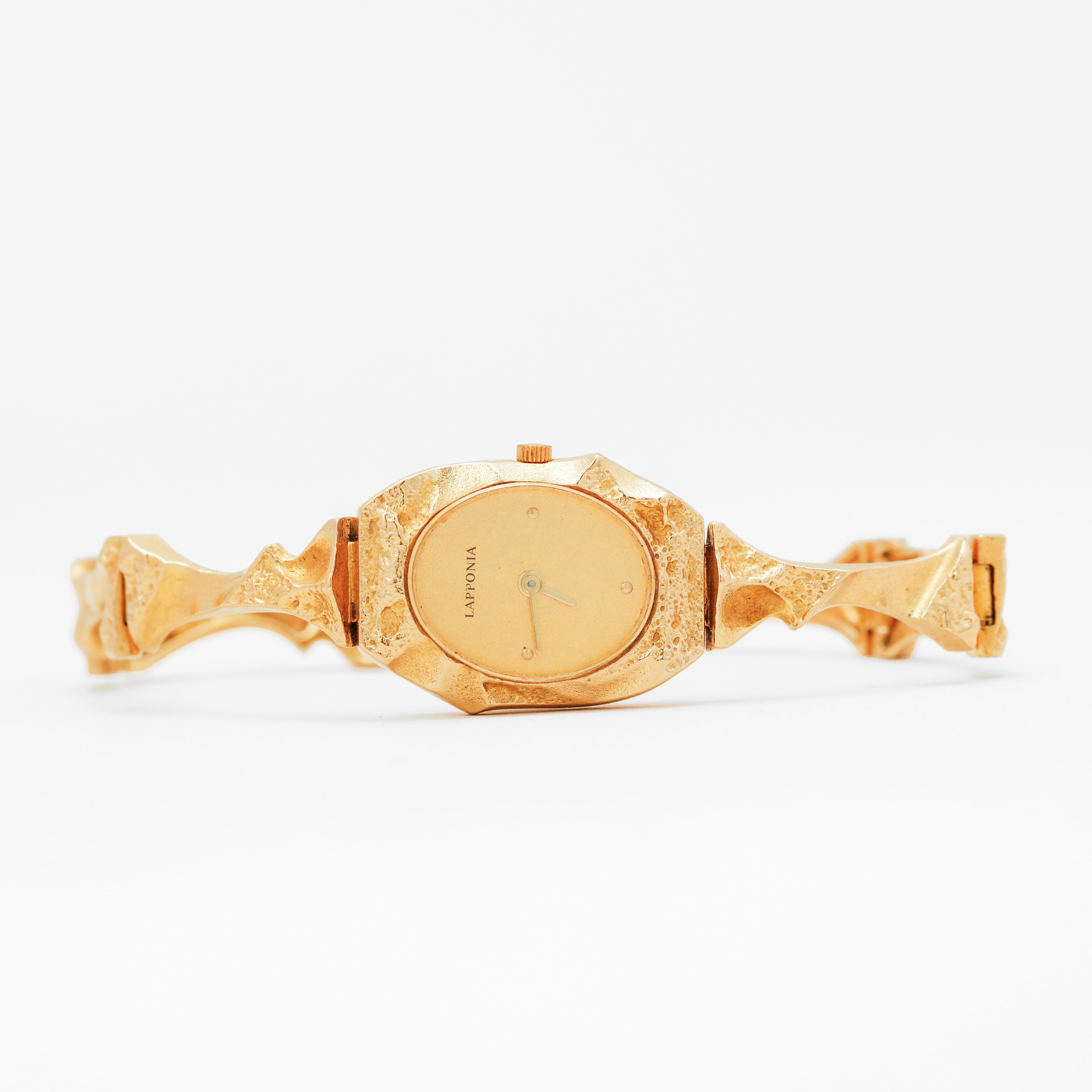 BJÖRN WECKSTRÖM. Armbandsur, "Pola Negri" Lapponia, 18k guld, quartz, 1989.