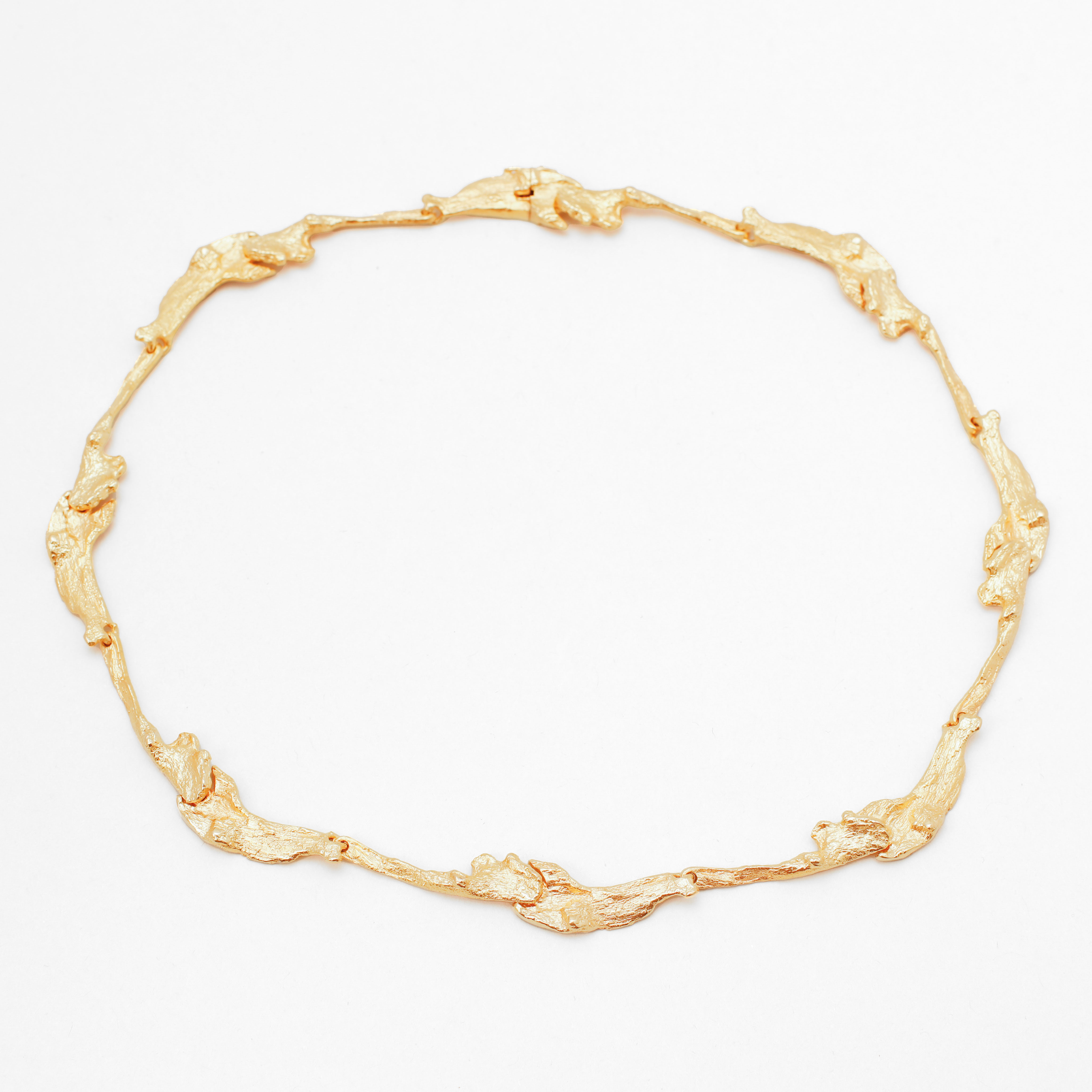 BJÖRN WECKSTRÖM. Collier, "Mariehand", 18k guld, Lapponia, 1981.
