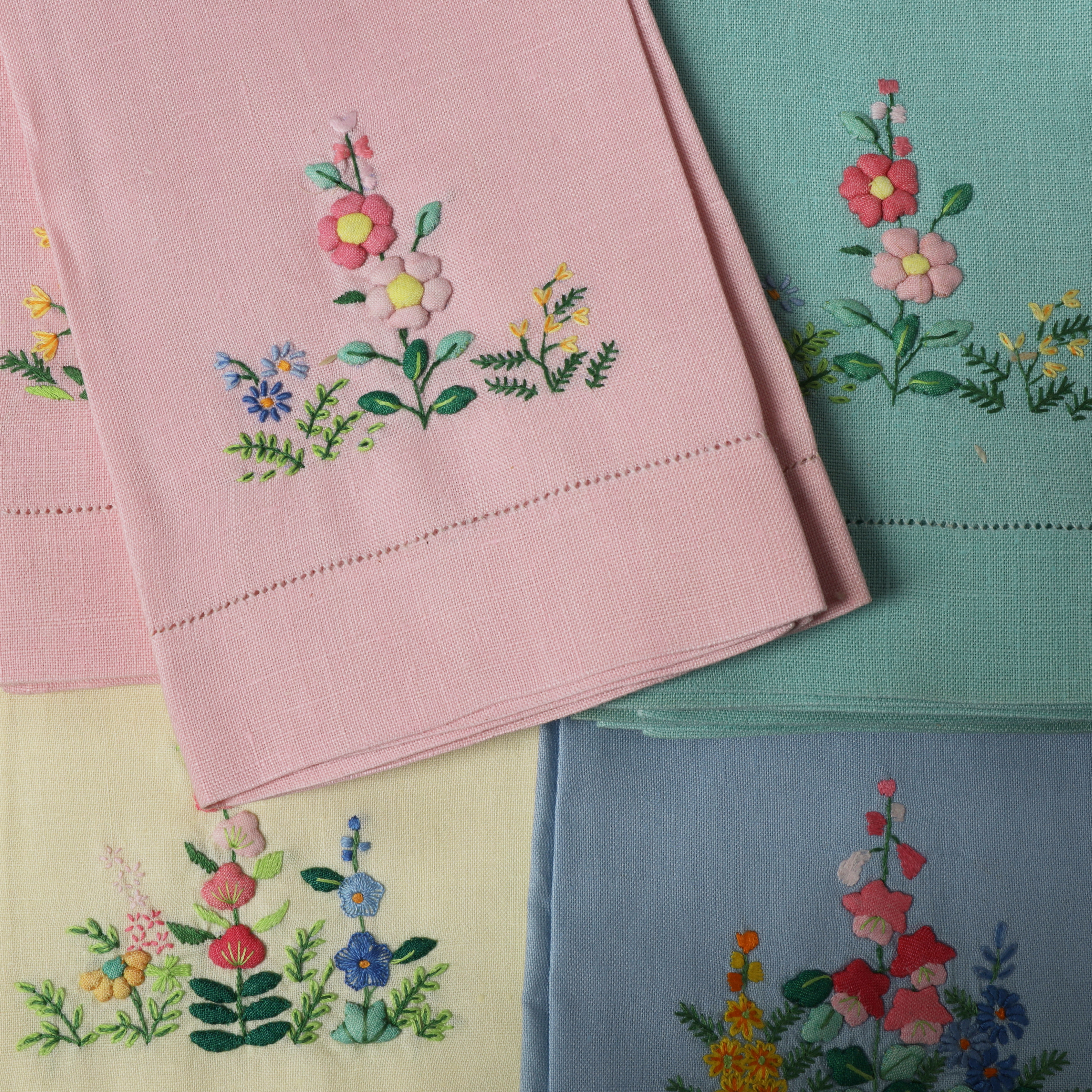 HANDDUKAR, 12 st, linne mm, 1900-tal.