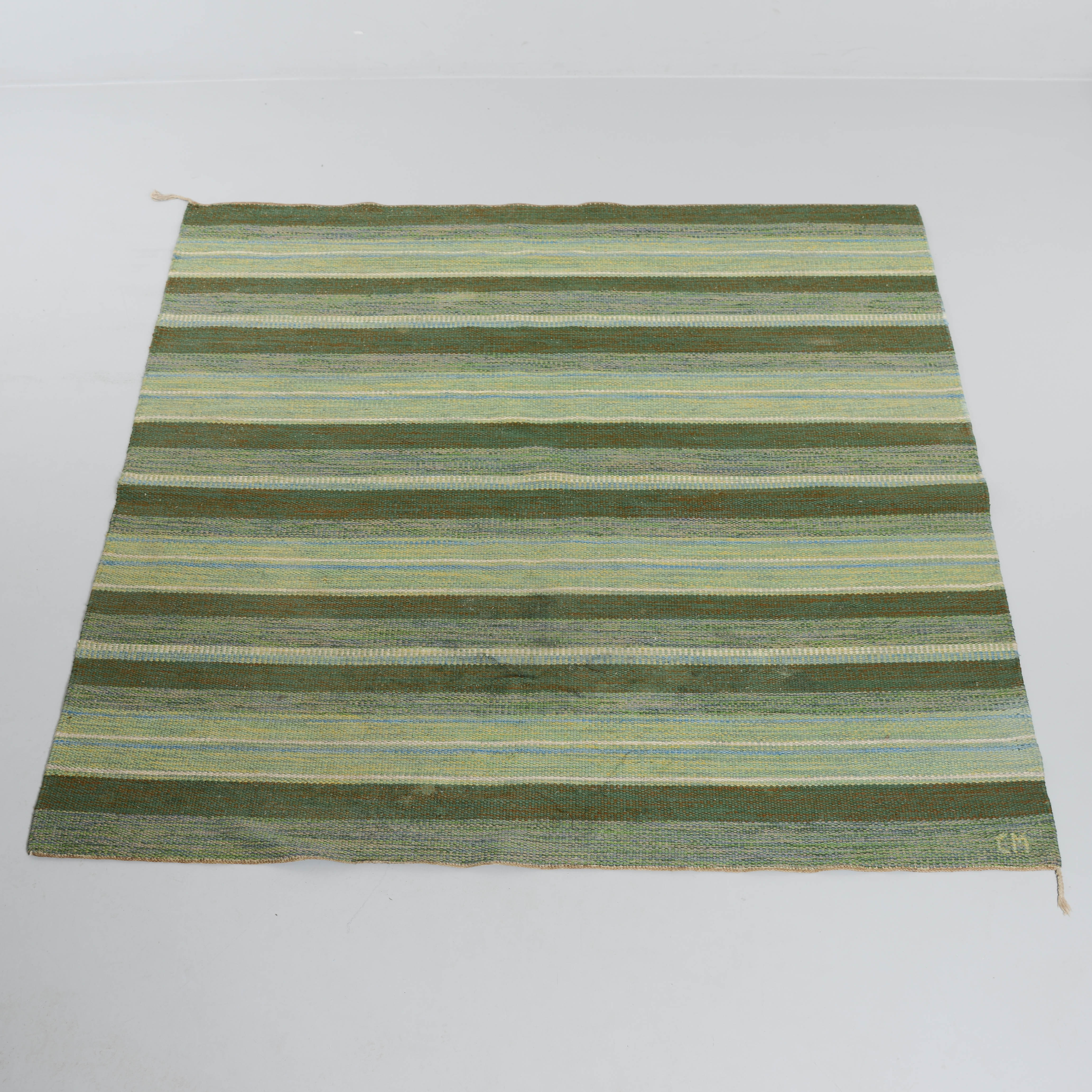 CARL MALMSTEN. Matta, Röllakan "Alleman", signerad, 211 x 202 cm.